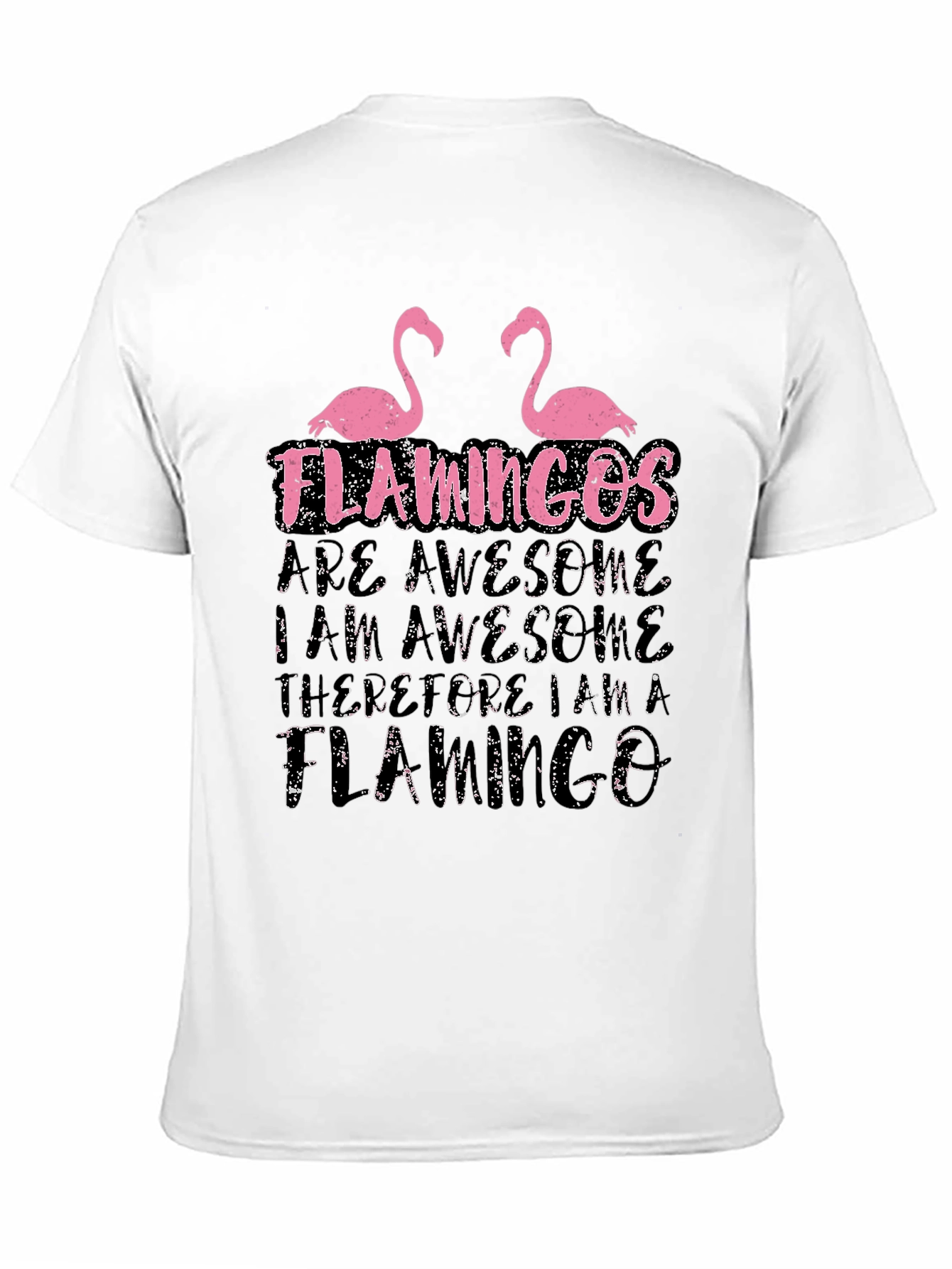 Black Funny Flamingo T-Shirt - Flamingo Lover Gift view 11