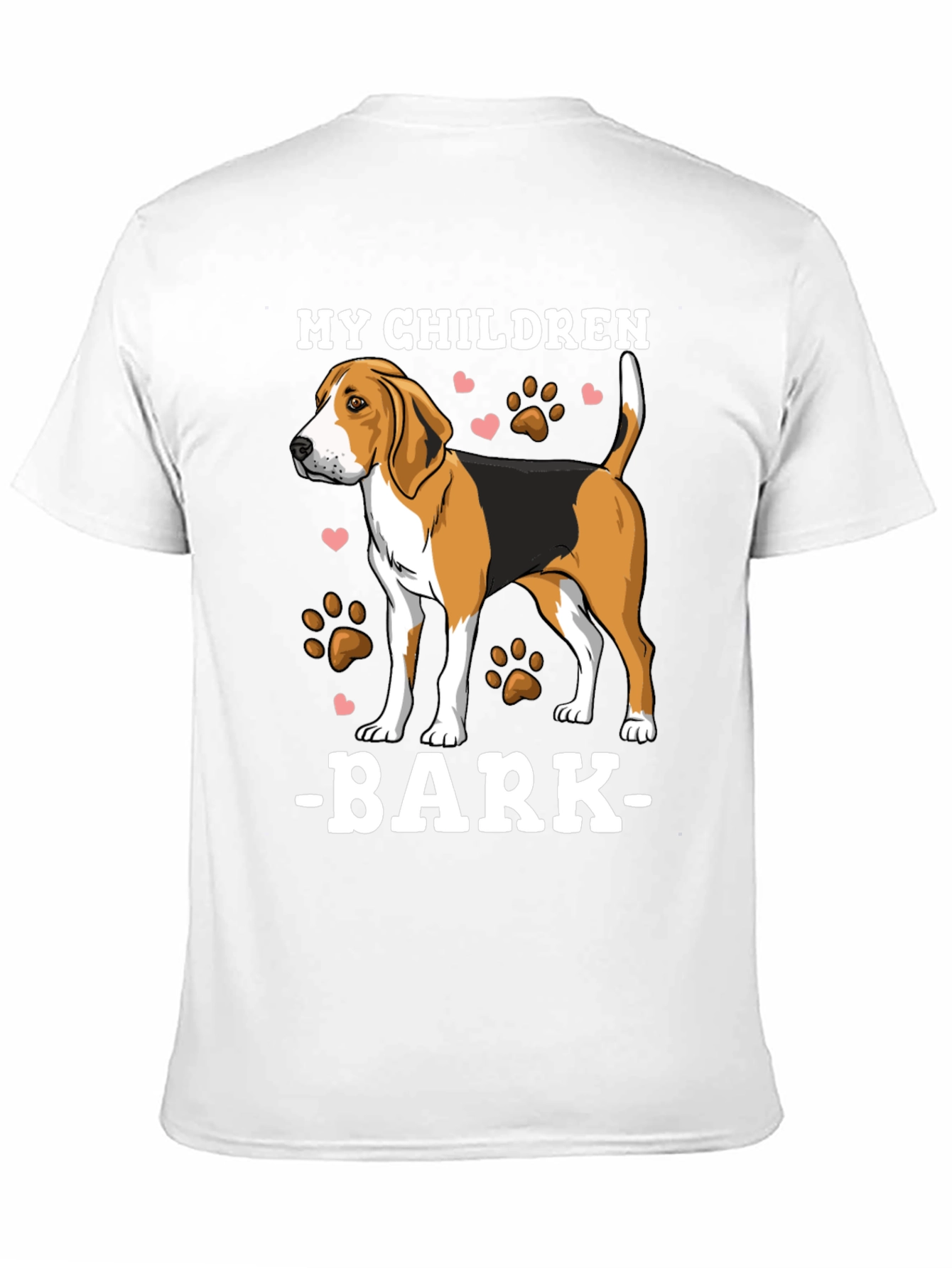 Black My Children Bark T-Shirt | Dog Lover Tee view 11