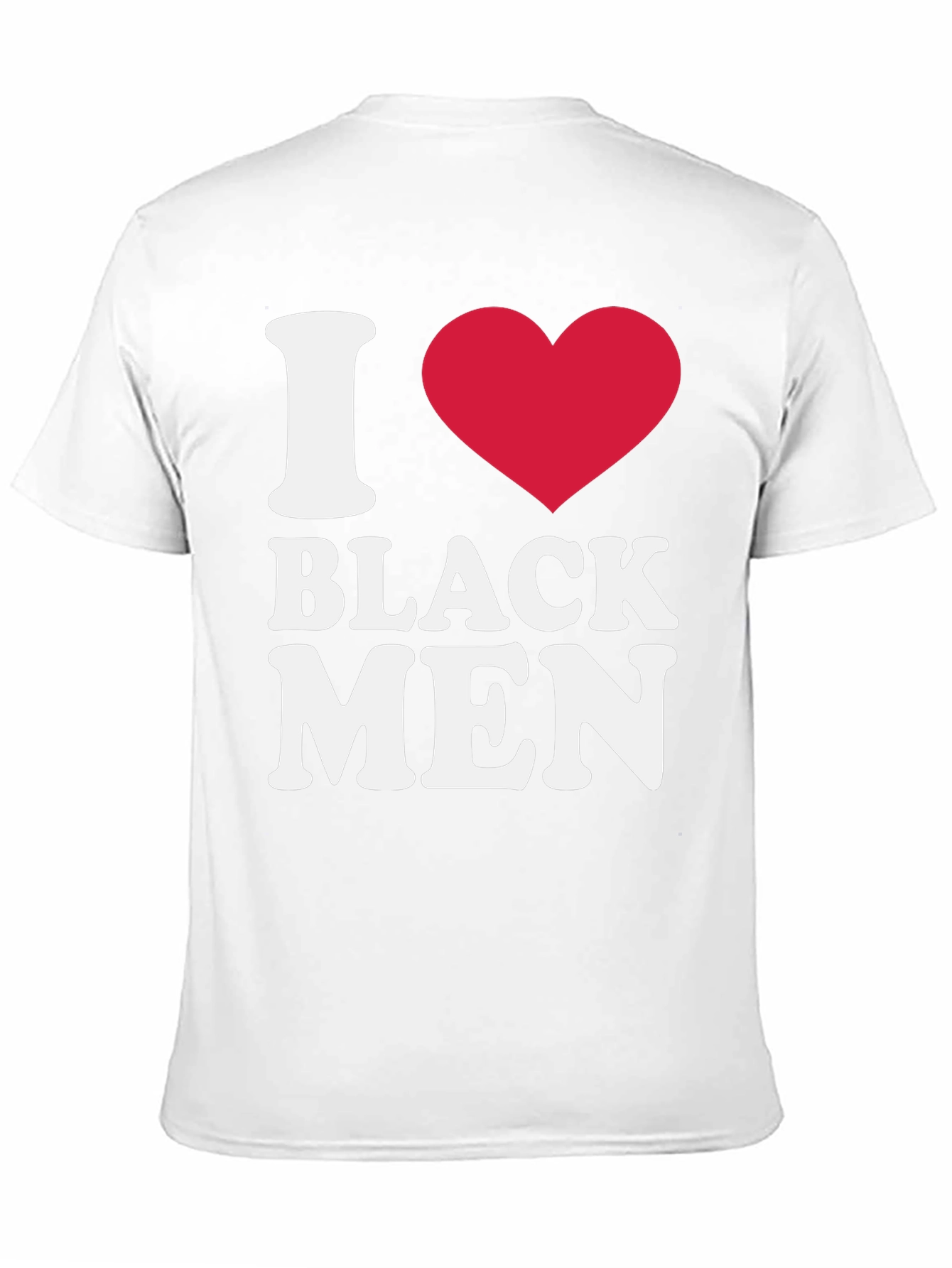 Black I Heart Black Men Graphic T-Shirt view 11