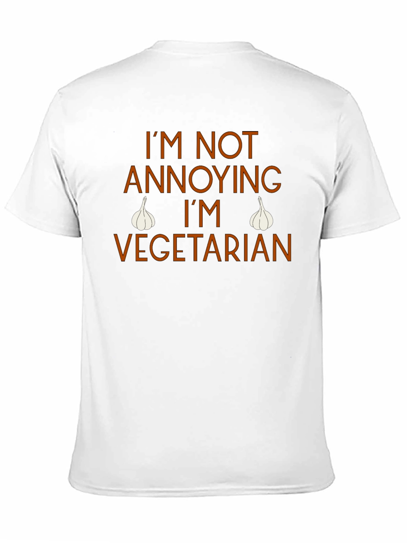 Black Funny Vegetarian T-Shirt view 11