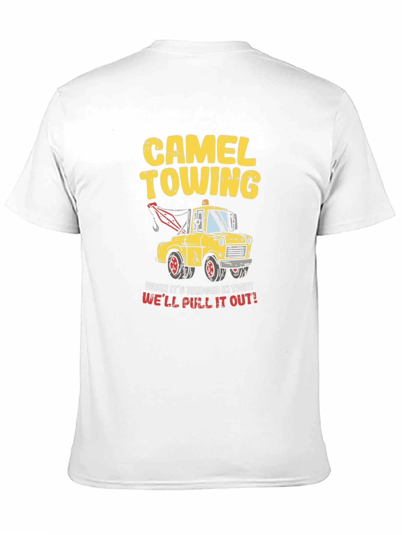 Black Camel Towing Humor T-Shirt - We'll Pull It Out! view 11