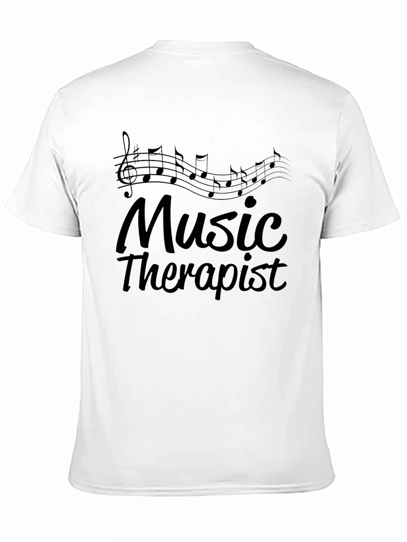 Black Music Therapist T-Shirt - Unique Design view 11