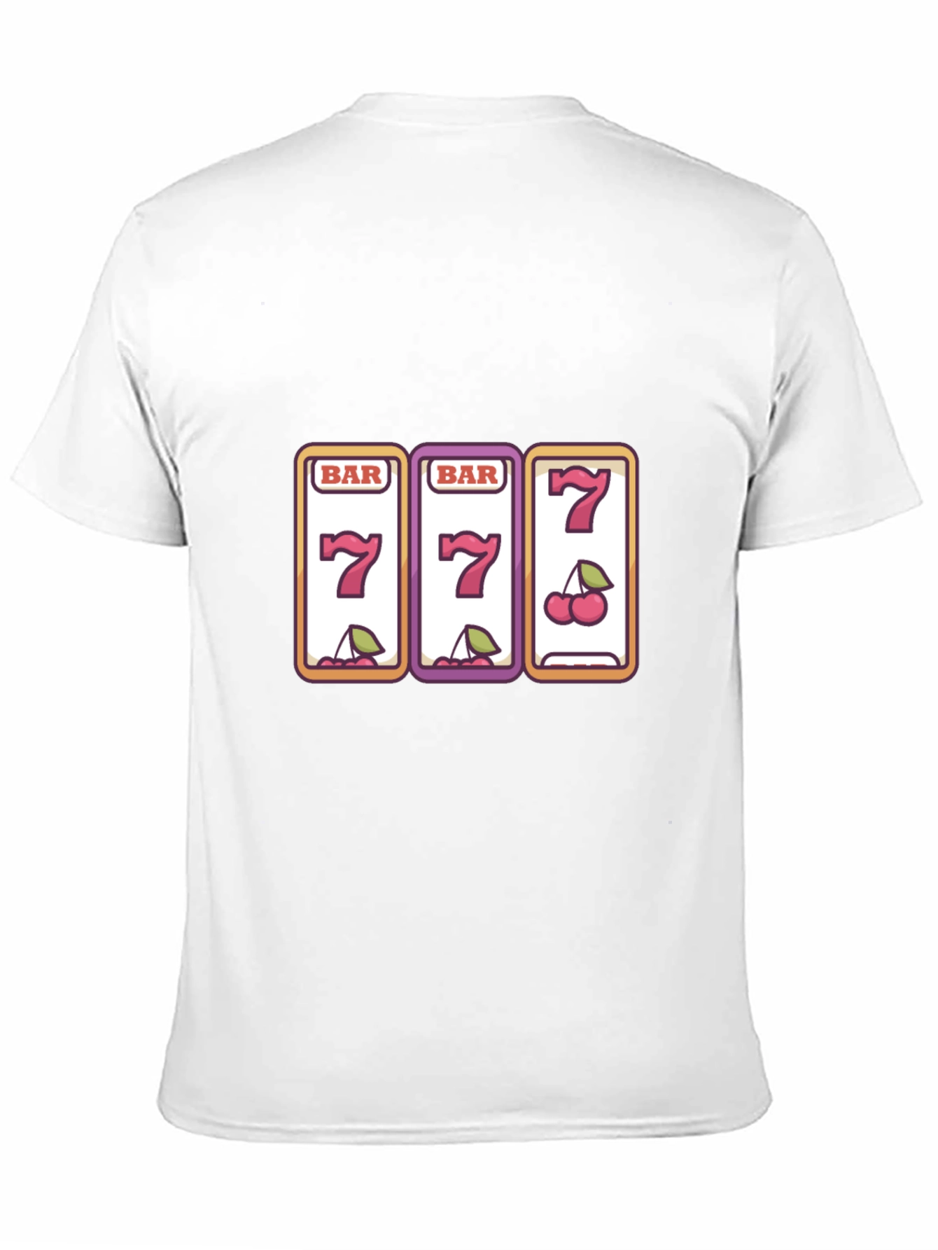 Black Lucky 7s Slot Machine Graphic Tee - Black view 11