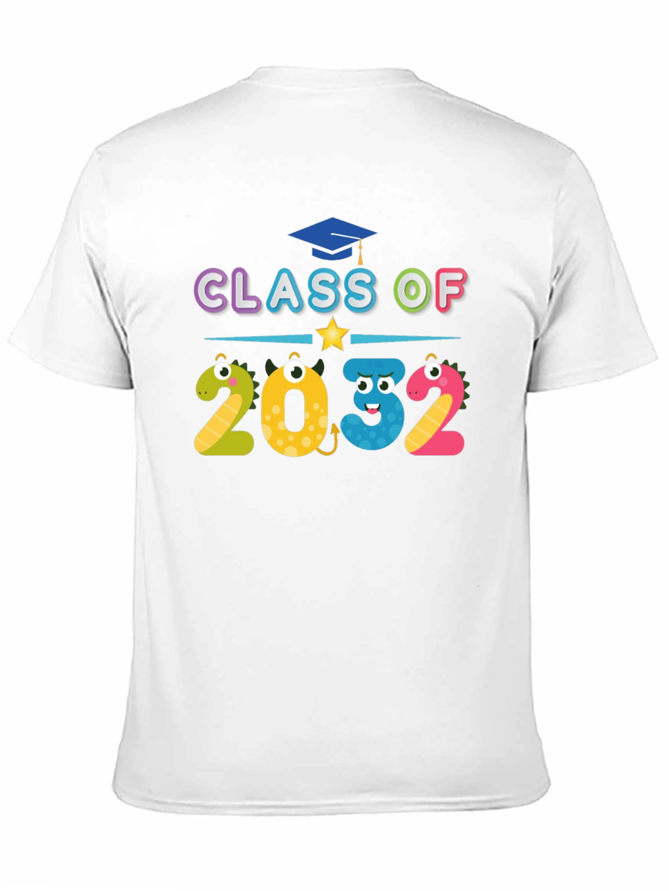 Black Class of 2032 T-Shirt view 11