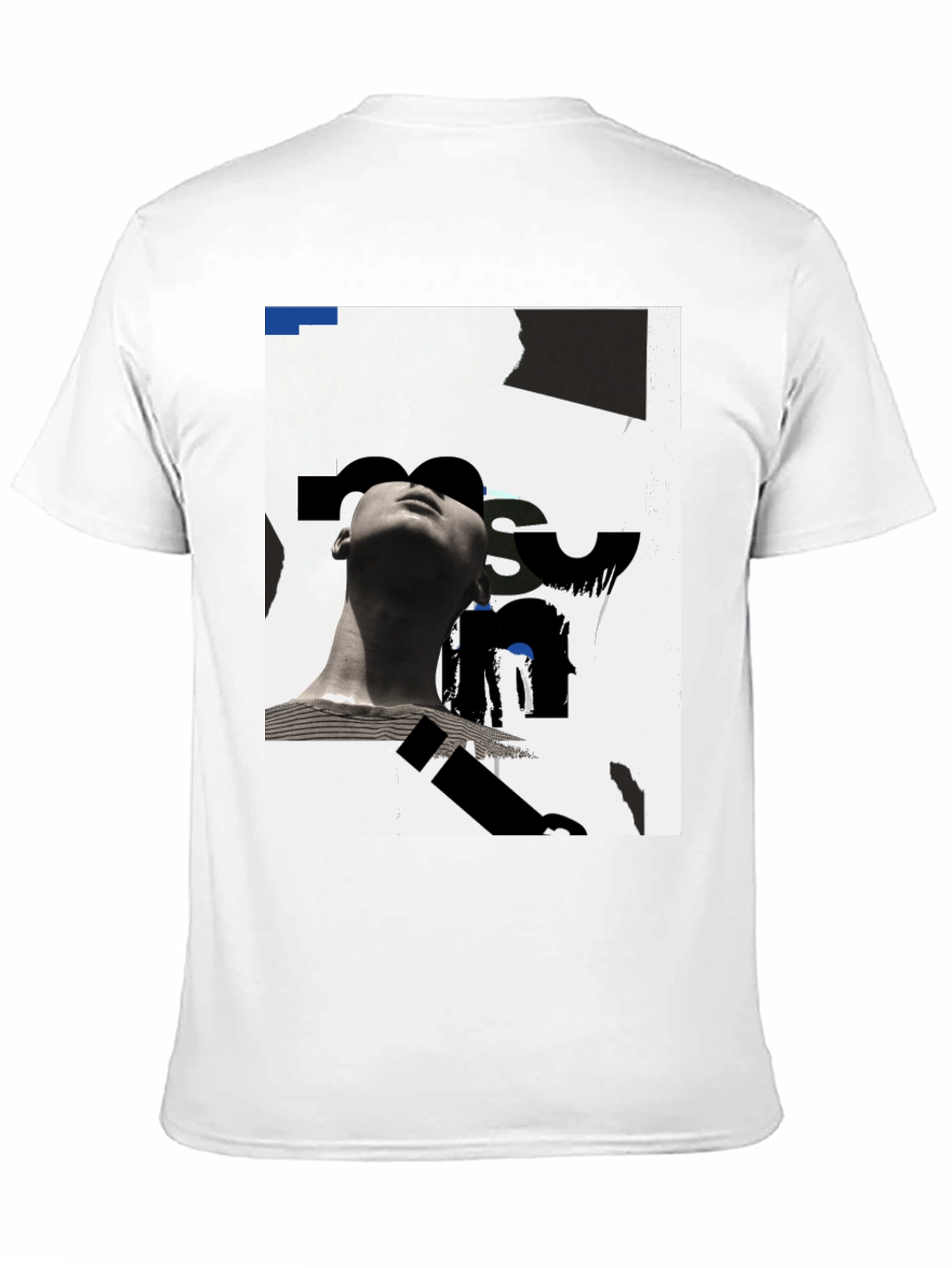 Black Modern Art Graphic Tee - Black Unisex T-Shirt view 11