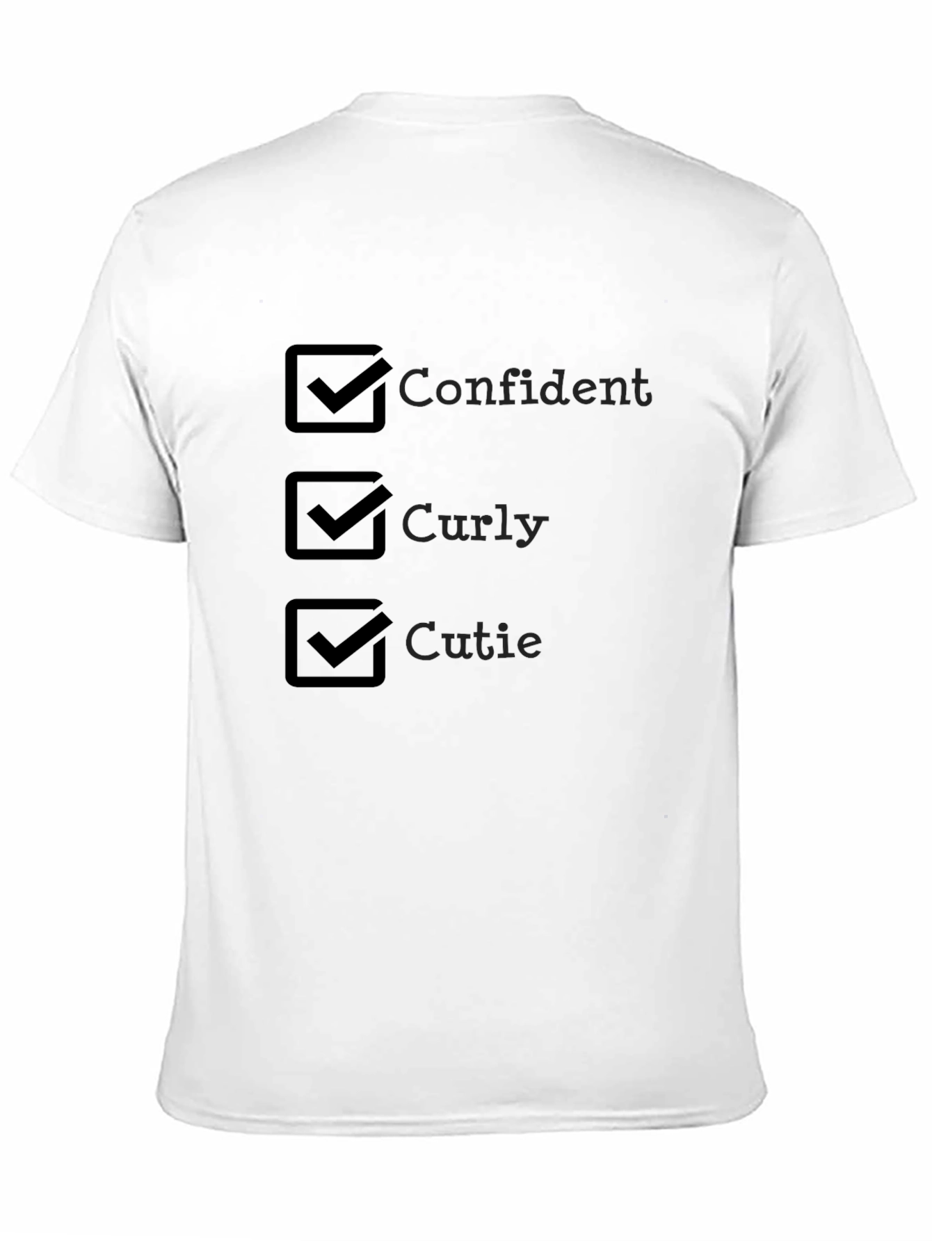 Black Confident, Curly, Cutie T-Shirt view 11