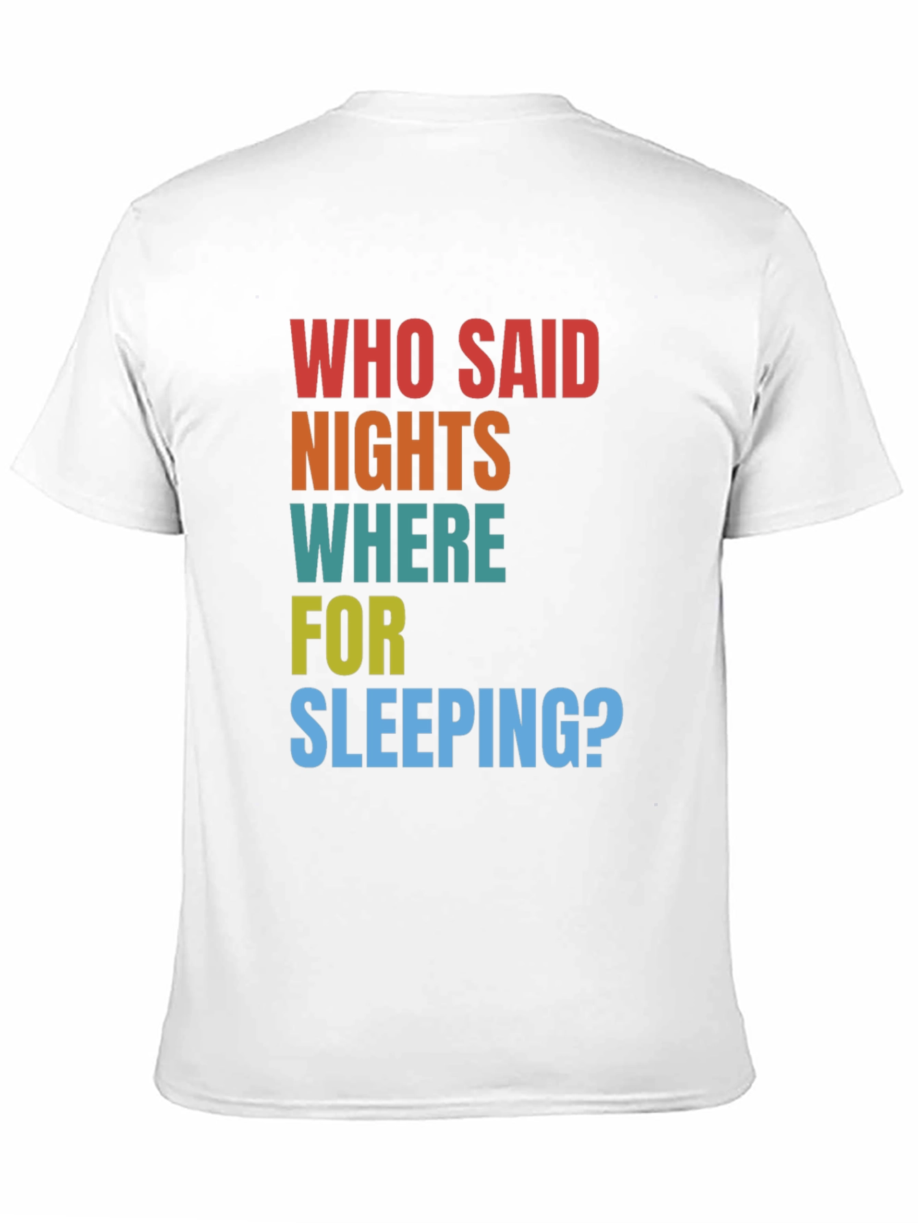 Black Night Owl Tee: Who Said Nights Were for Sleeping? view 11
