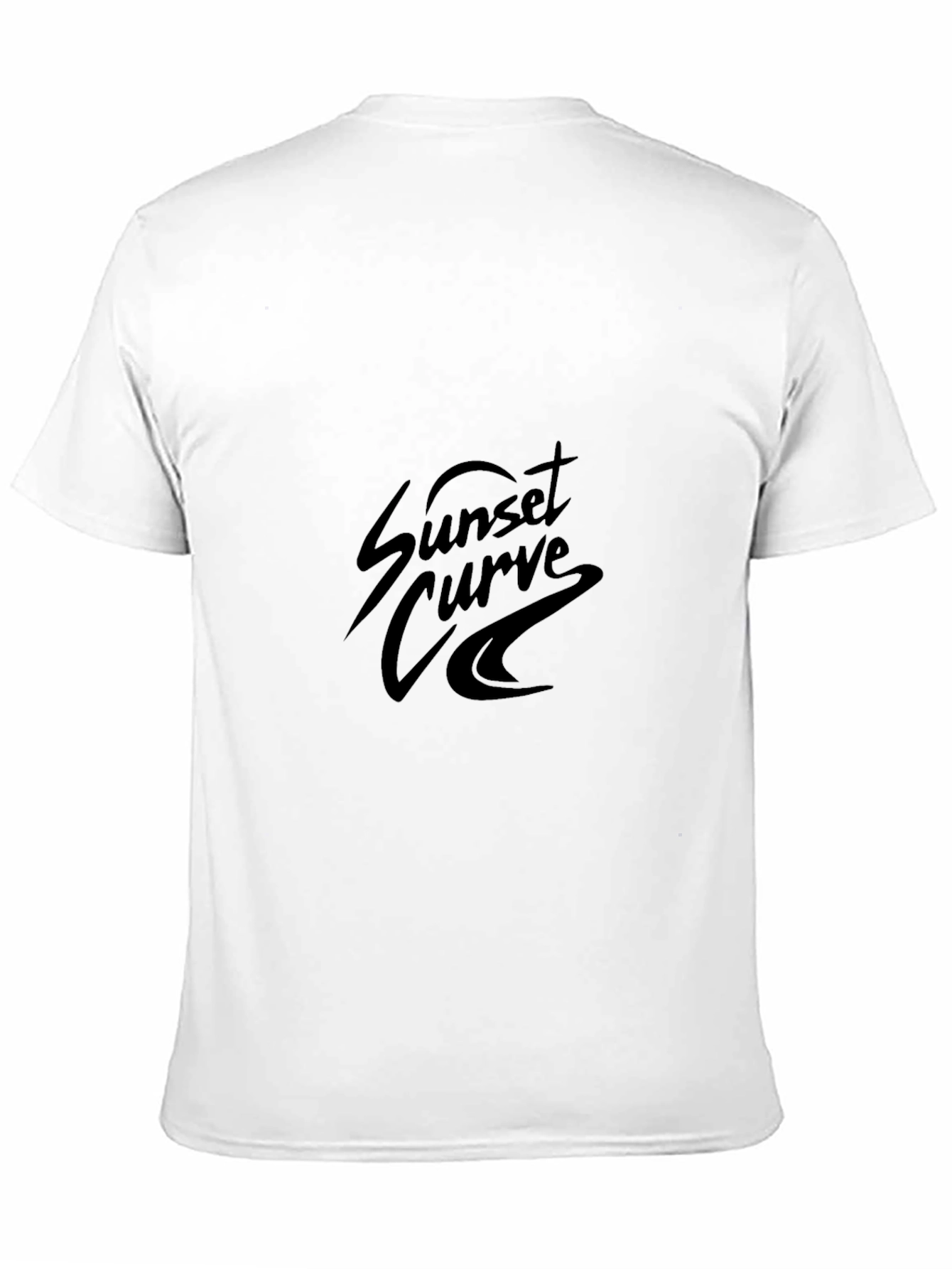 Black Sunset Curve Black T-Shirt view 11