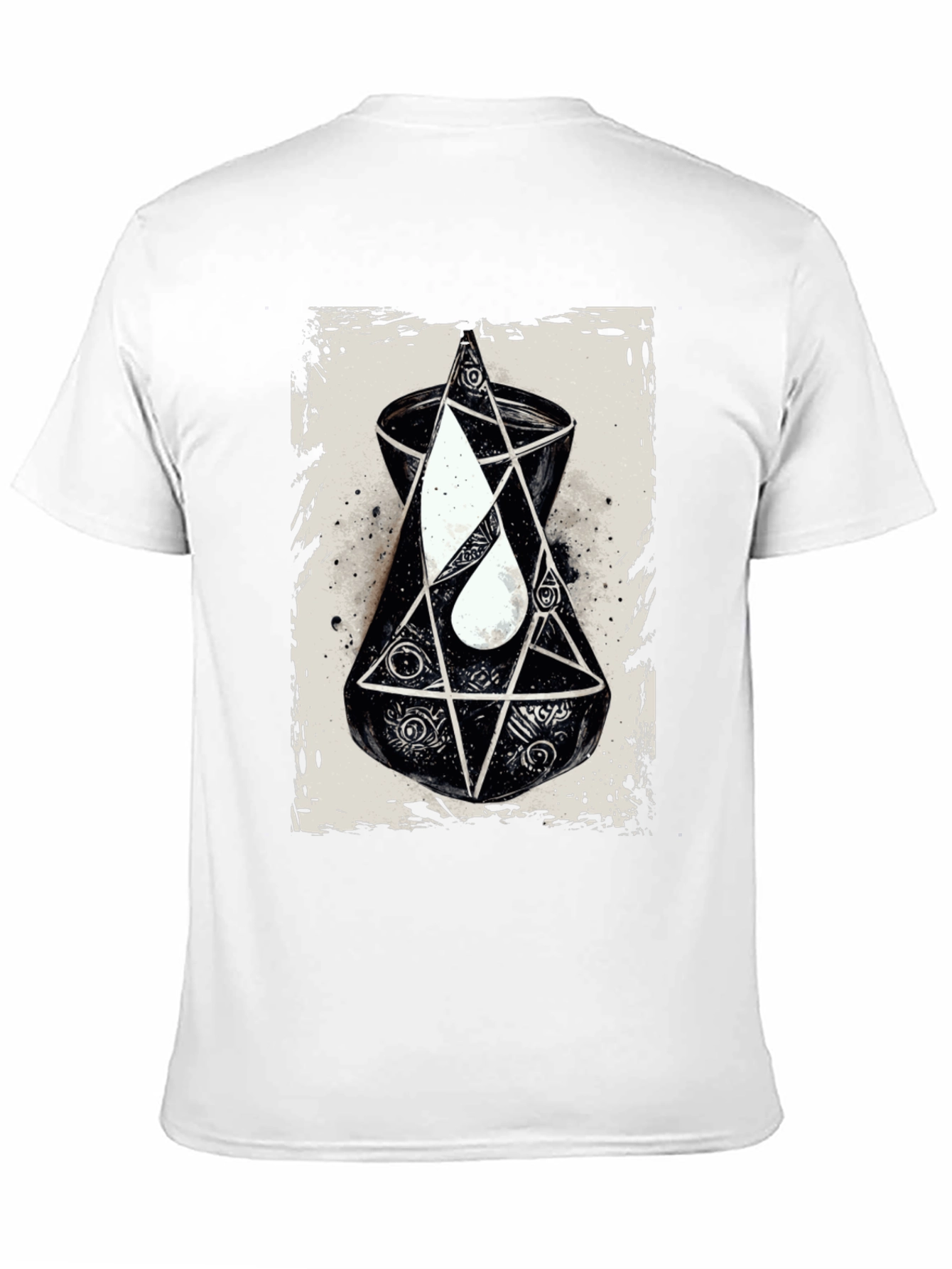 Black Esoteric Graphic Tee - Occult Symbolism T-Shirt view 11