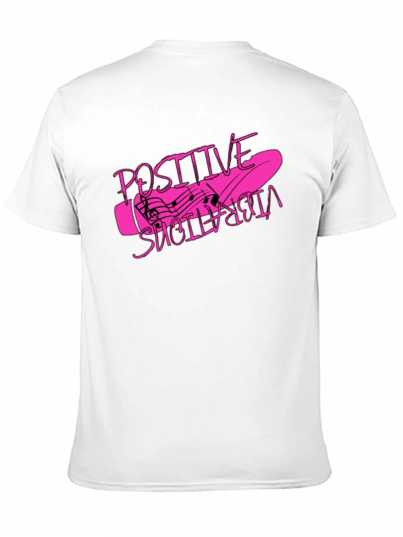 Black Positive Vibrations Graphic T-Shirt - Black view 11