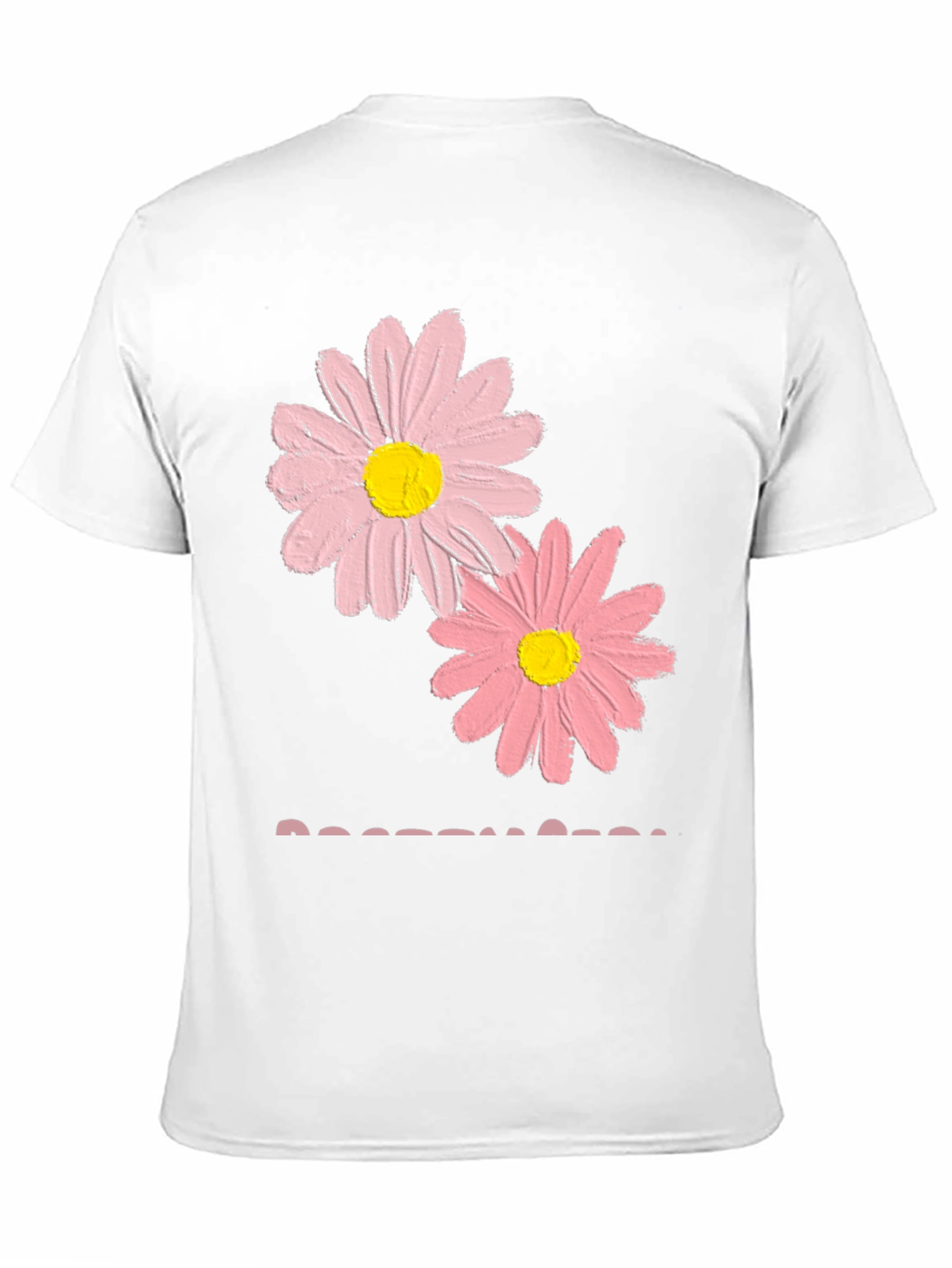Black Pink Daisy Graphic T-Shirt - Soft Cotton Blend view 11