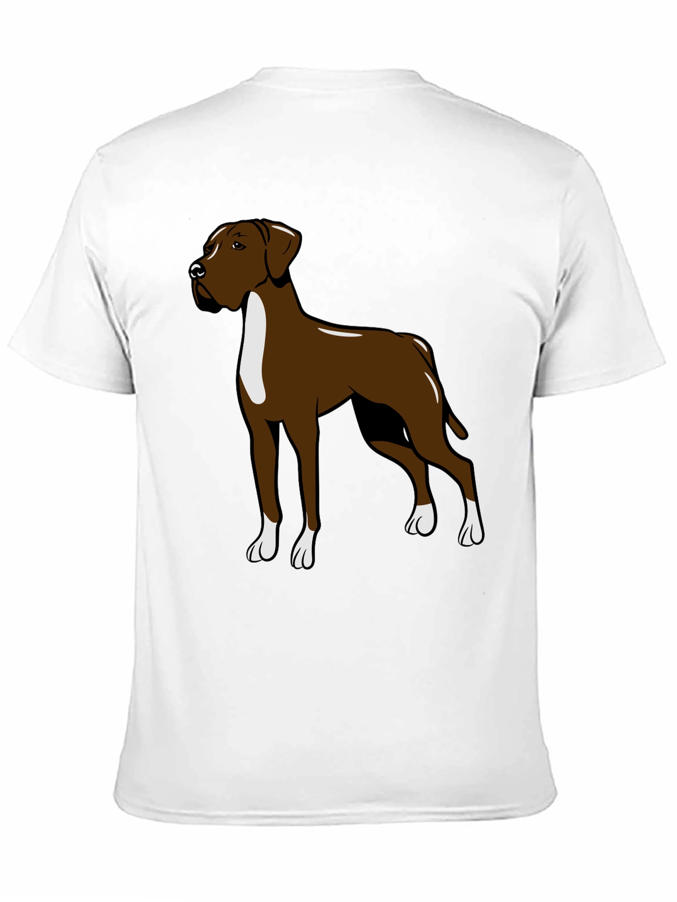 Black Boxer Dog Graphic T-Shirt - Trendy Canine Design view 11