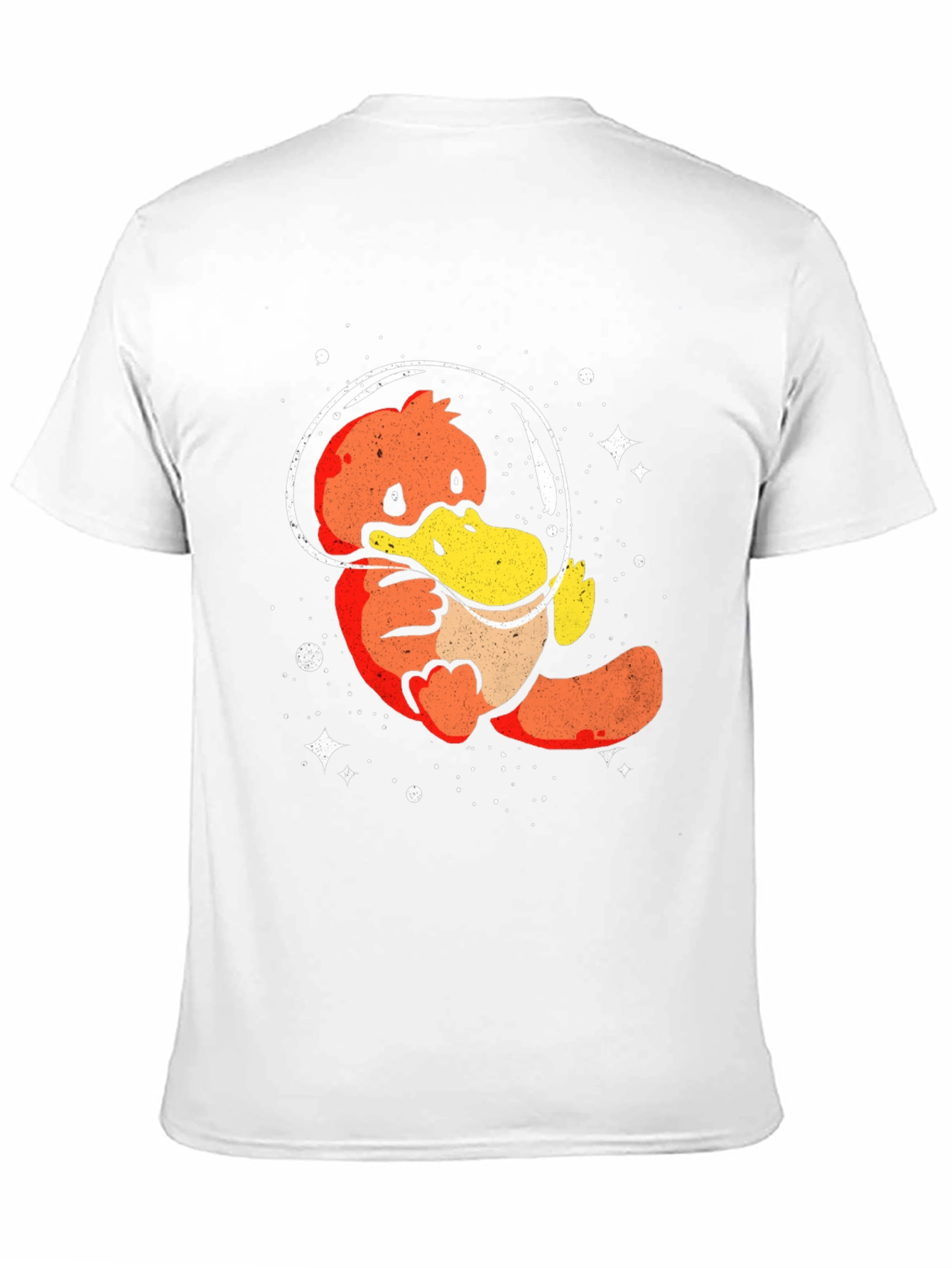 Black Astronaut Platypus Graphic Tee - Unique Space Design view 11