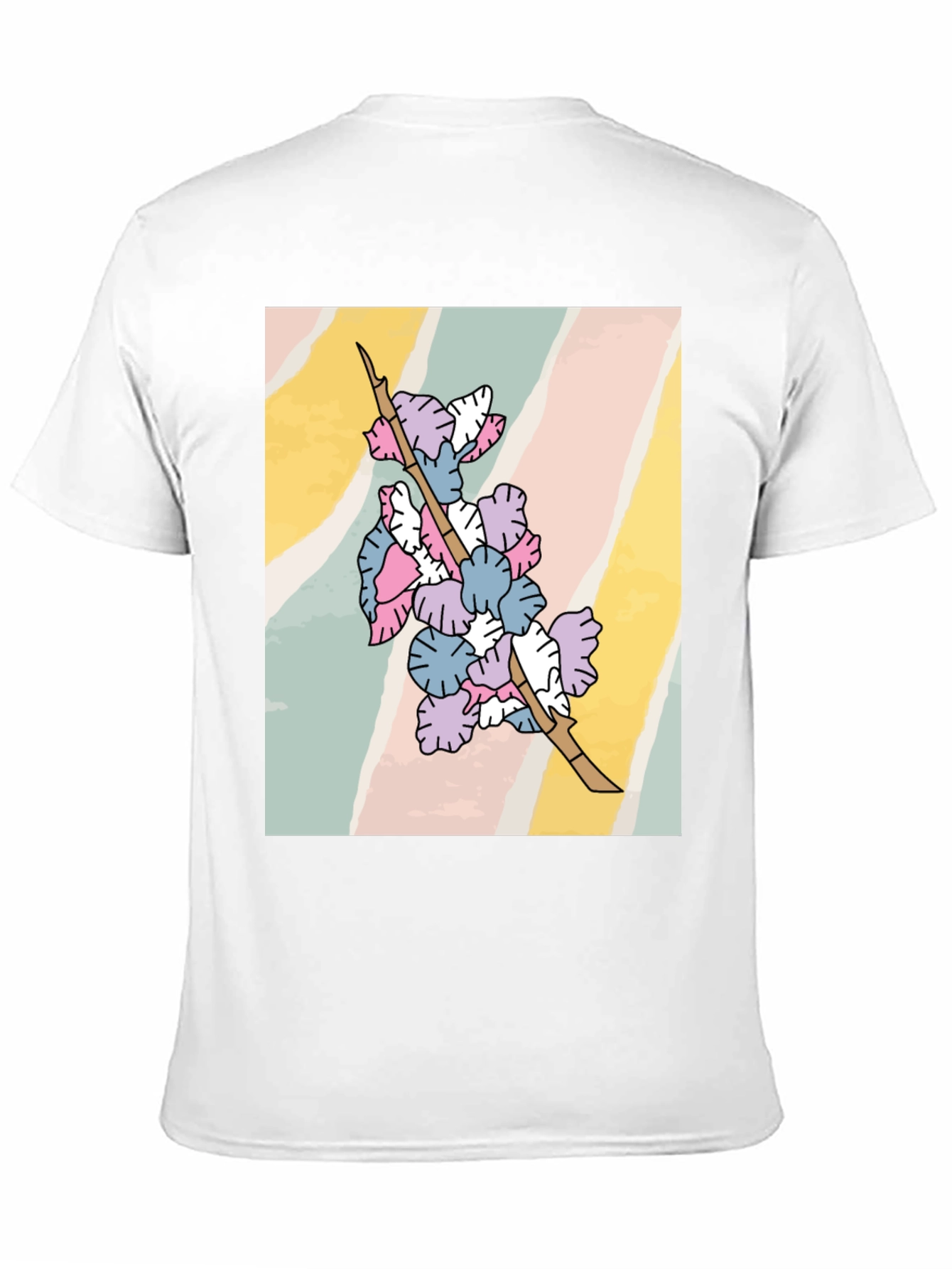 Black Floral Branch Graphic Tee view 11