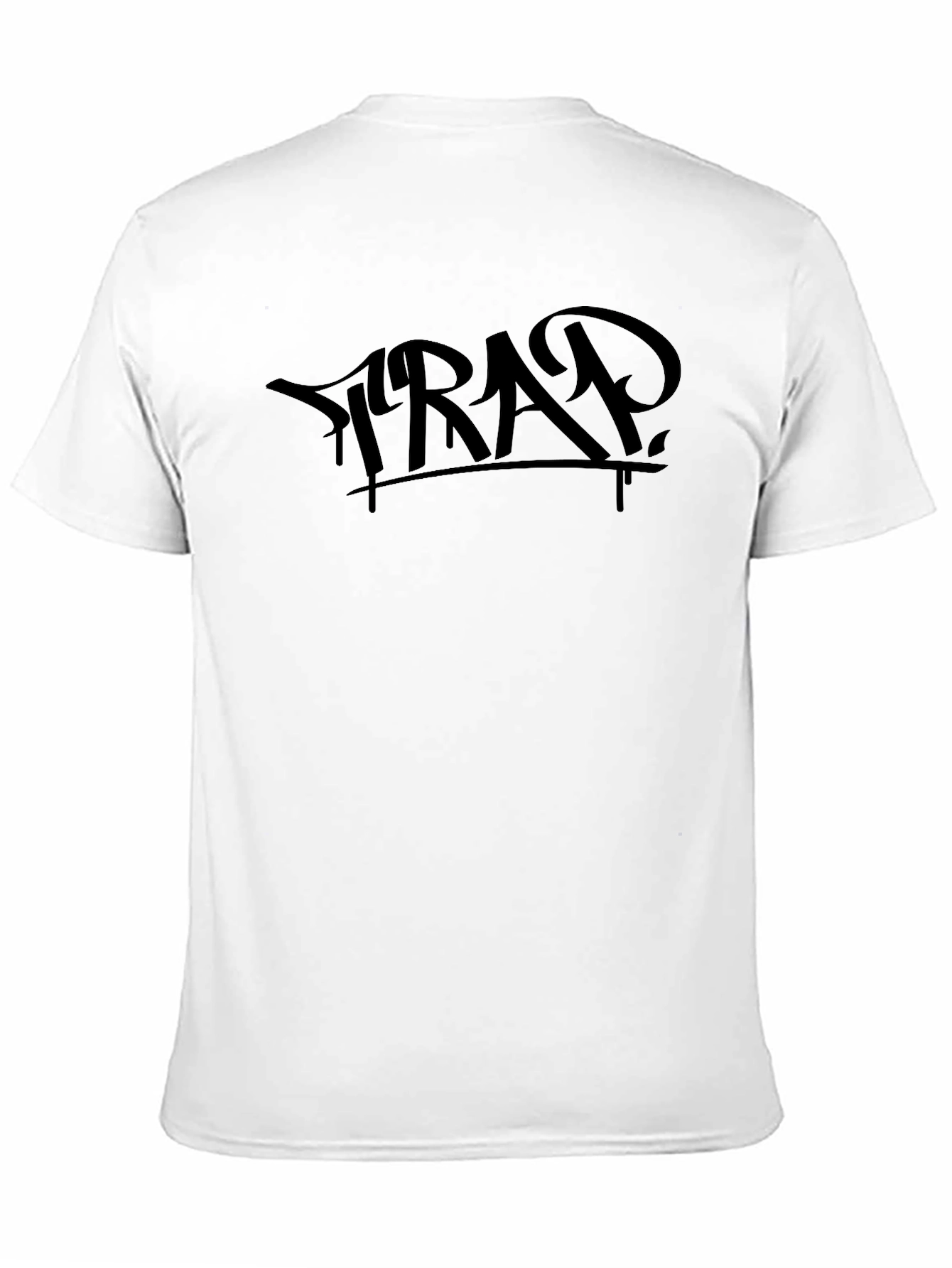 Black Black Trap Graphic Tee - Trendy Style view 11