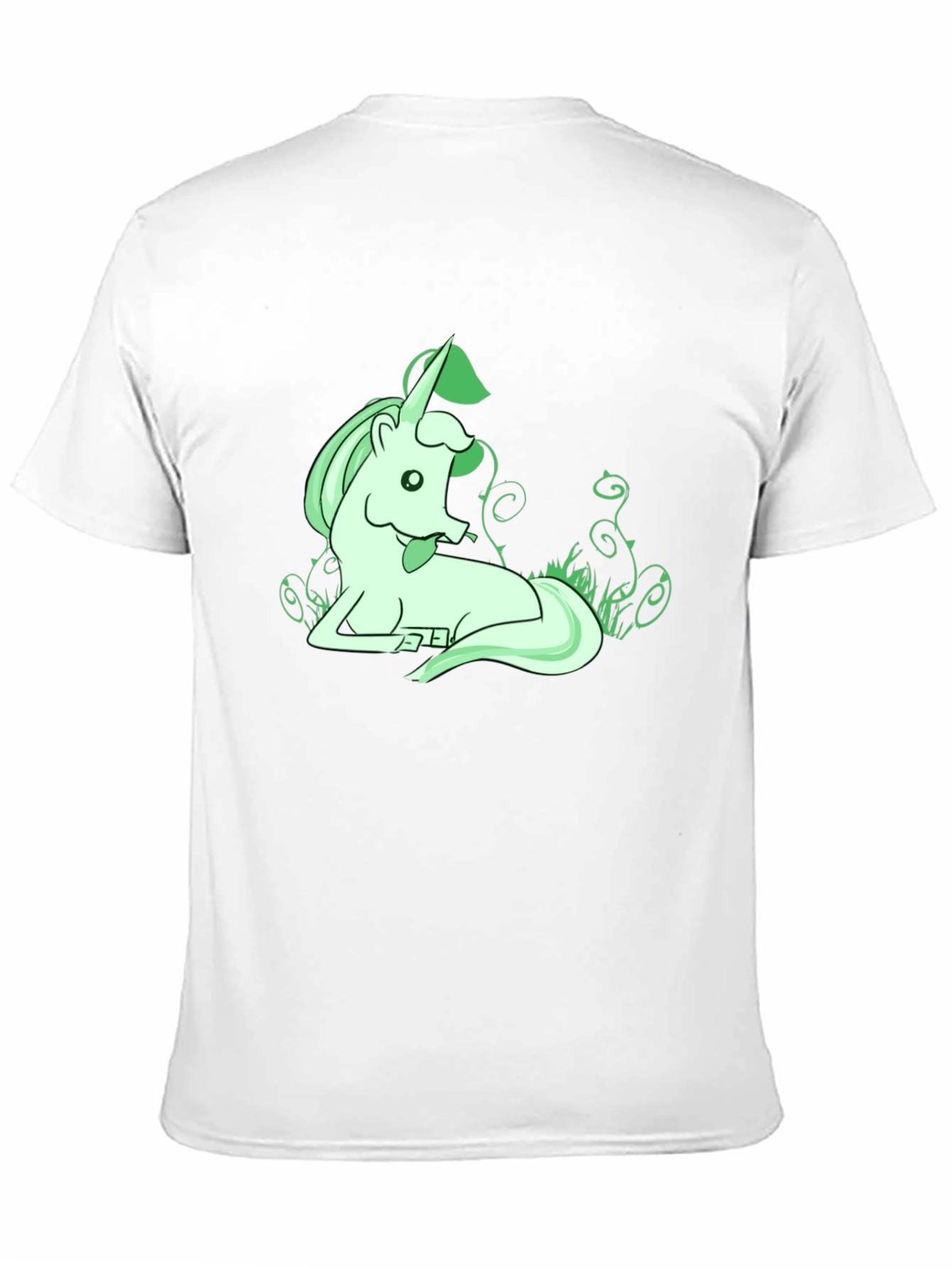 Black Unicorn Graphic T-Shirt - Black Cotton Tee view 11