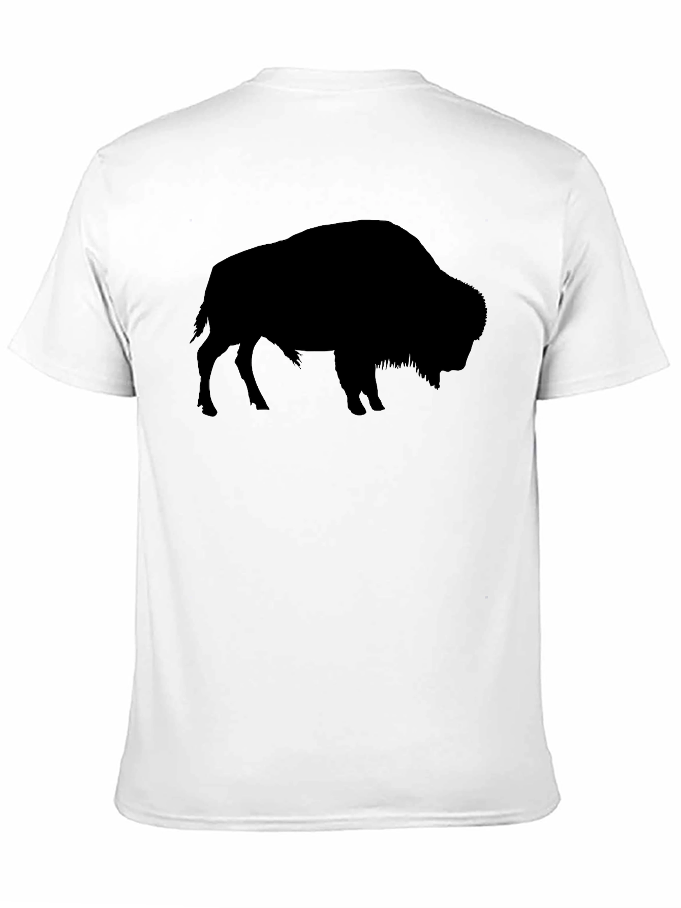 Black Black Bison Graphic Tee - Wildlife Inspired Shirt view 11