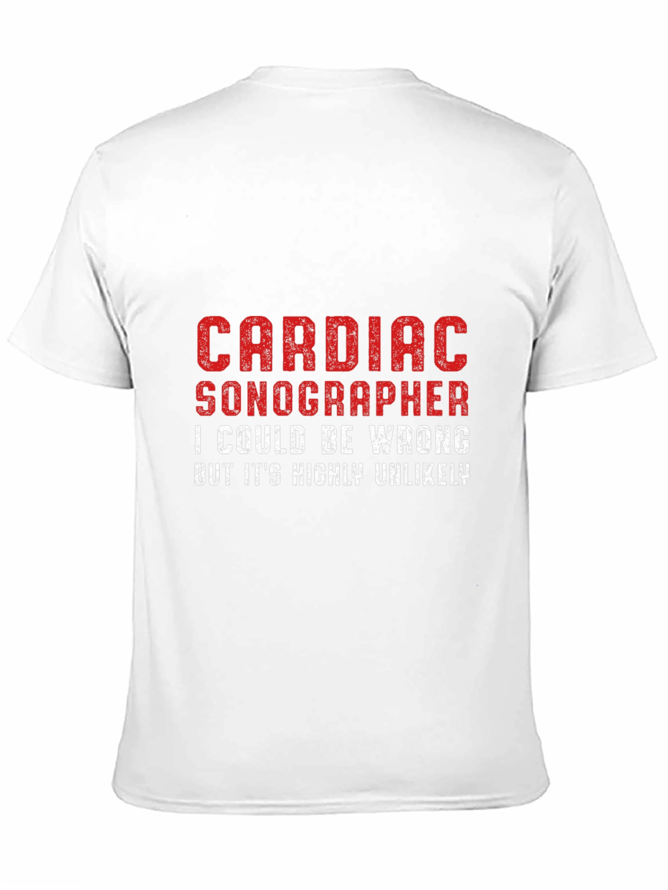 Cardiac Sonographer T-Shirt - Funny Job Pride Tee - 11