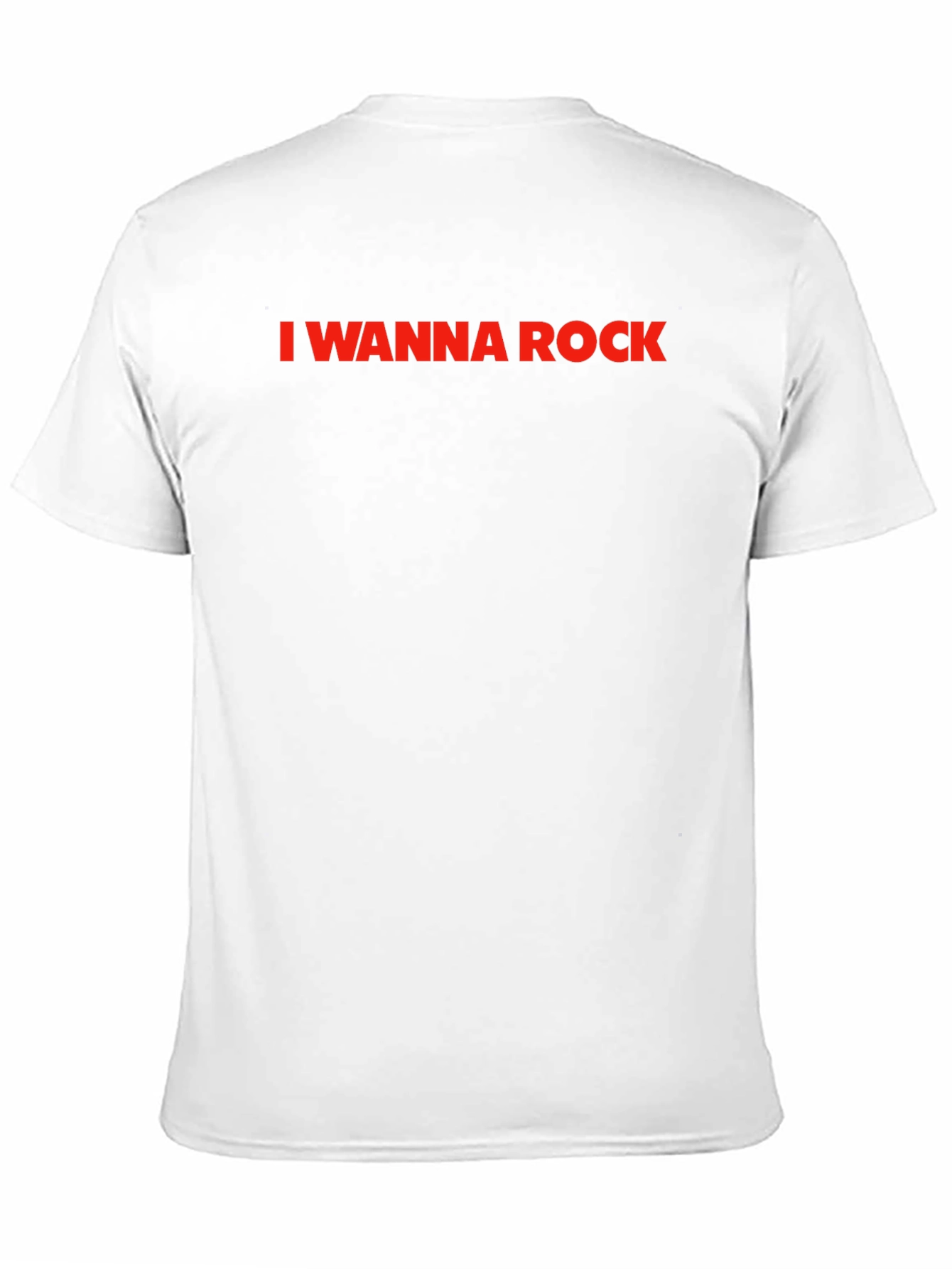 Black I Wanna Rock - Classic Crew Neck T-Shirt view 11