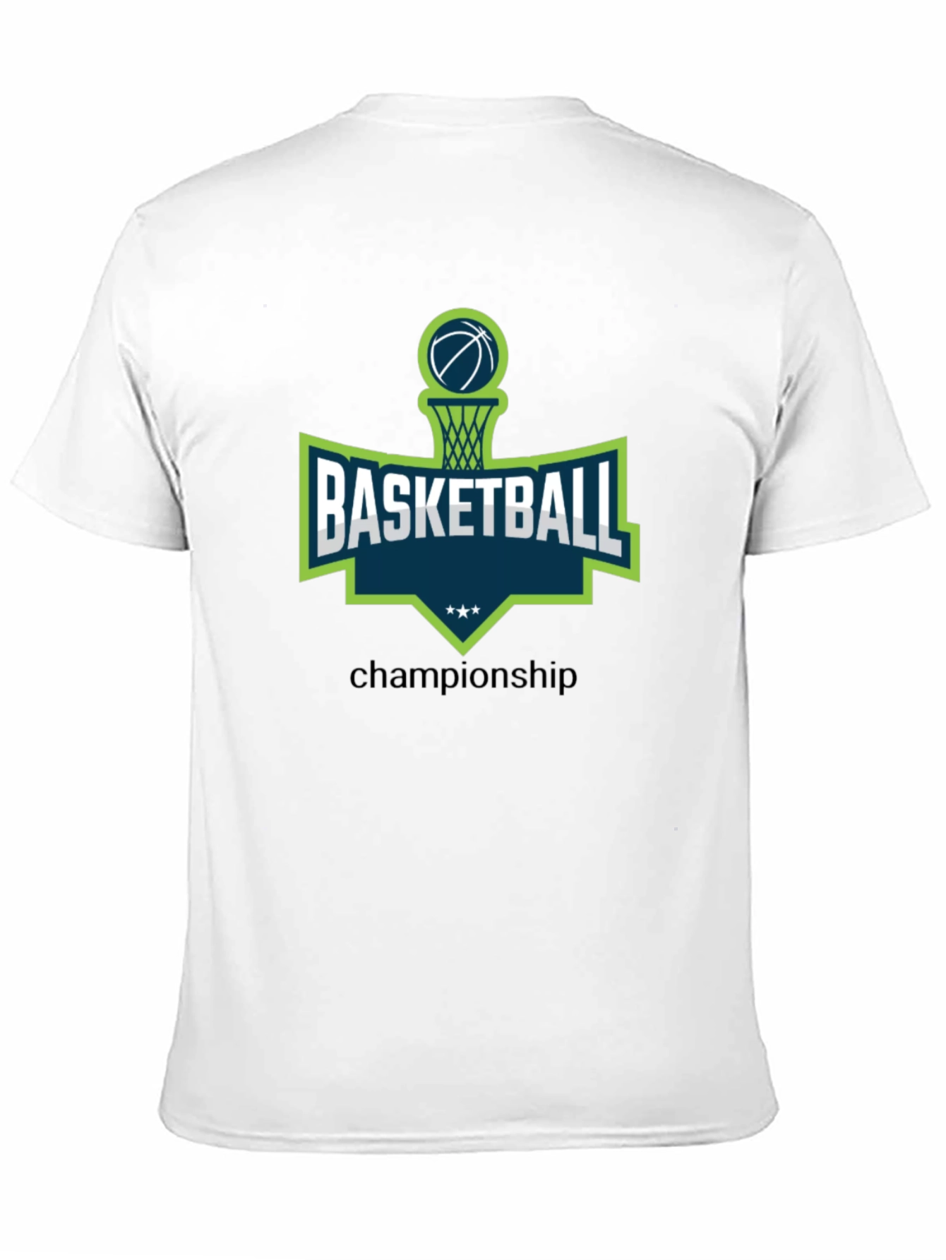 Black Basketball Championship Graphic Tee view 11