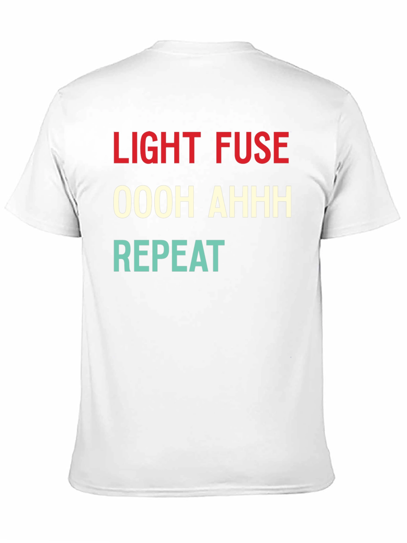 Black Light Fuse T-Shirt - Funny Fireworks Design view 11