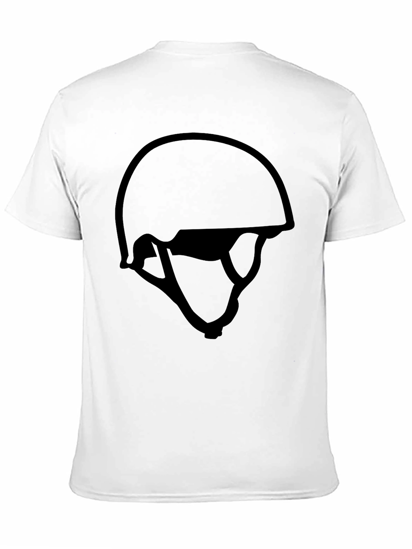 Black Black Helmet Graphic Tee - Stylish & Comfortable view 11