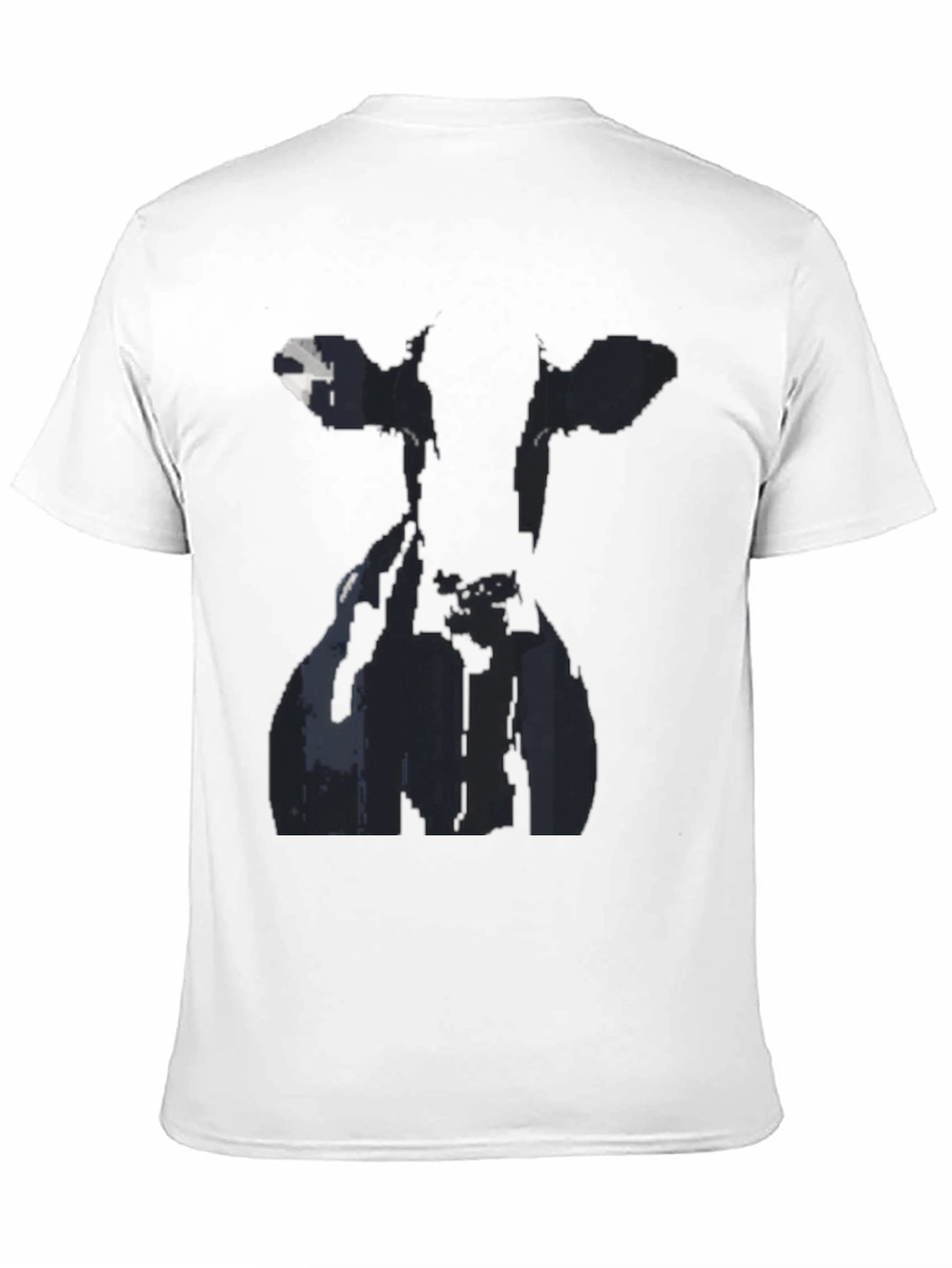 Black Cow Silhouette Black Graphic Tee view 11