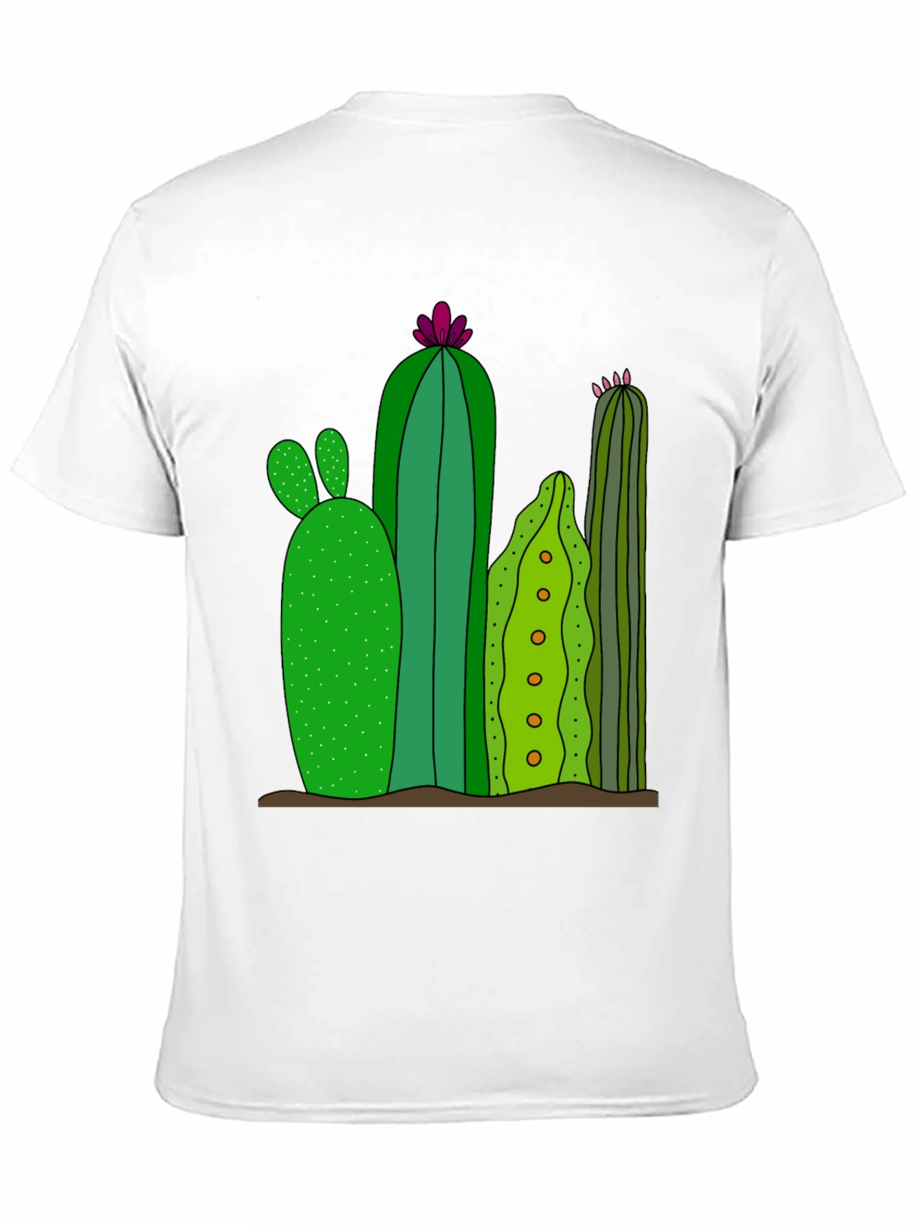 Black Cactus Graphic Print T-Shirt view 11