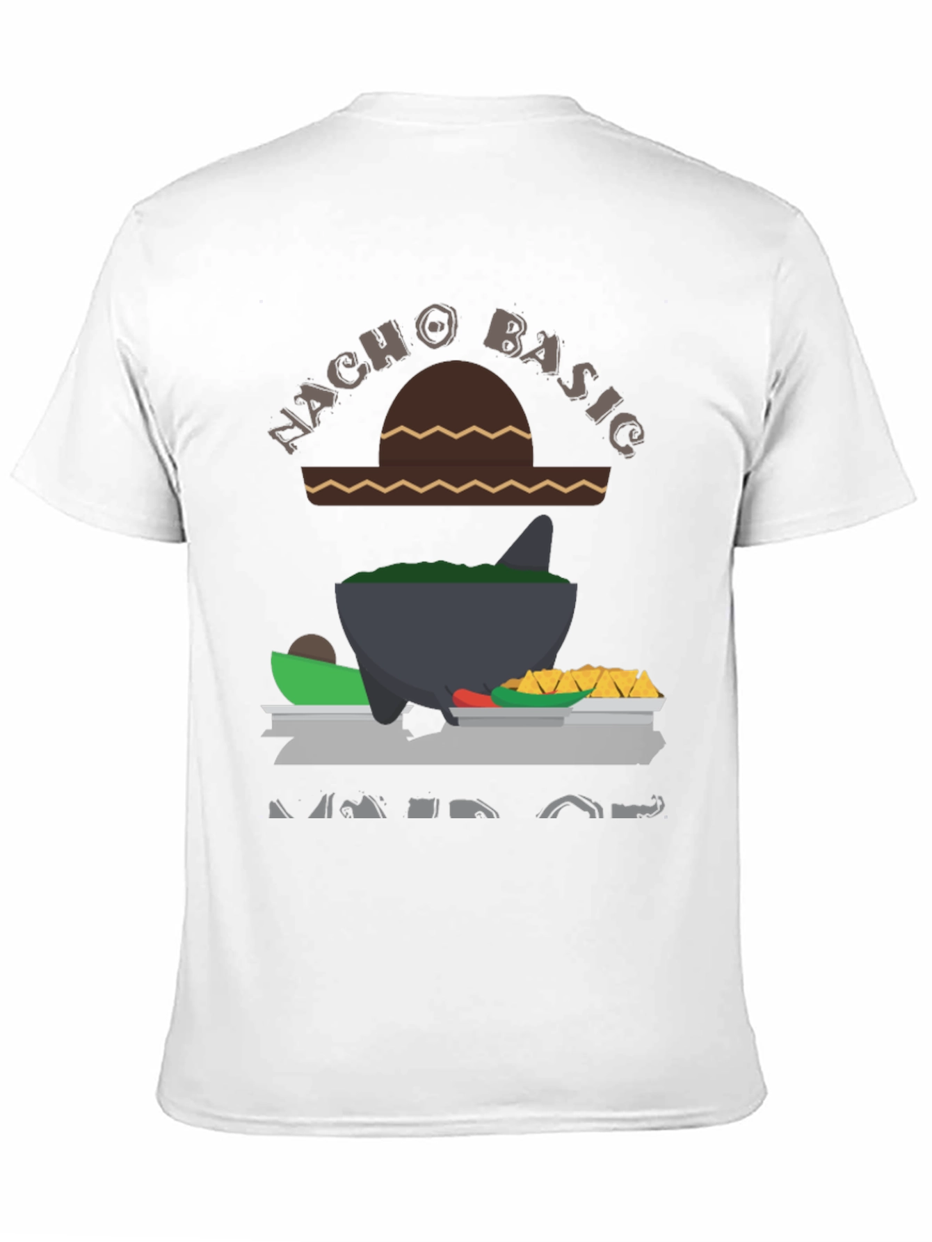 Black Nacho Basic Graphic T-Shirt view 11