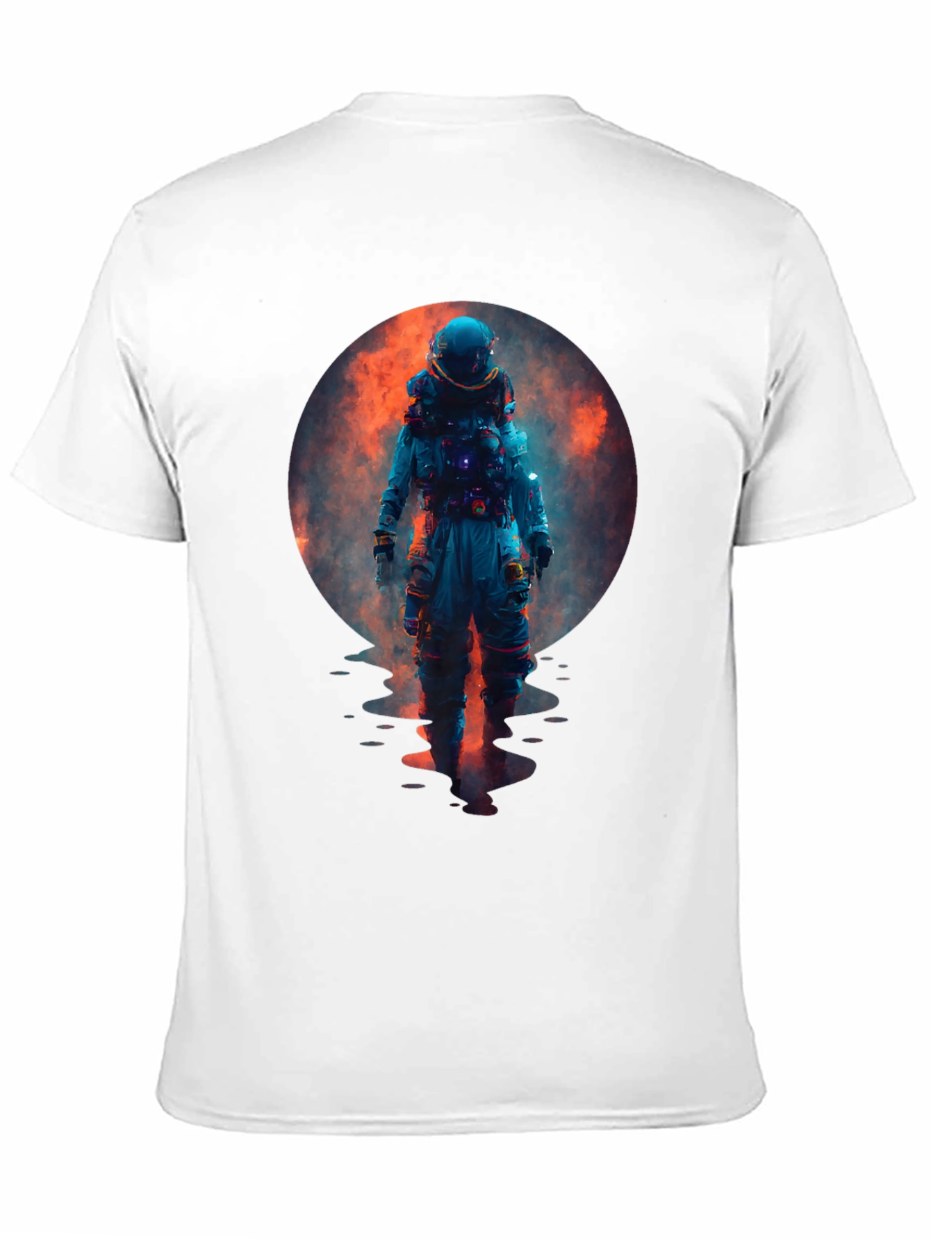 Black Astronaut Graphic Tee - Galaxy Dreamin' T-Shirt view 11
