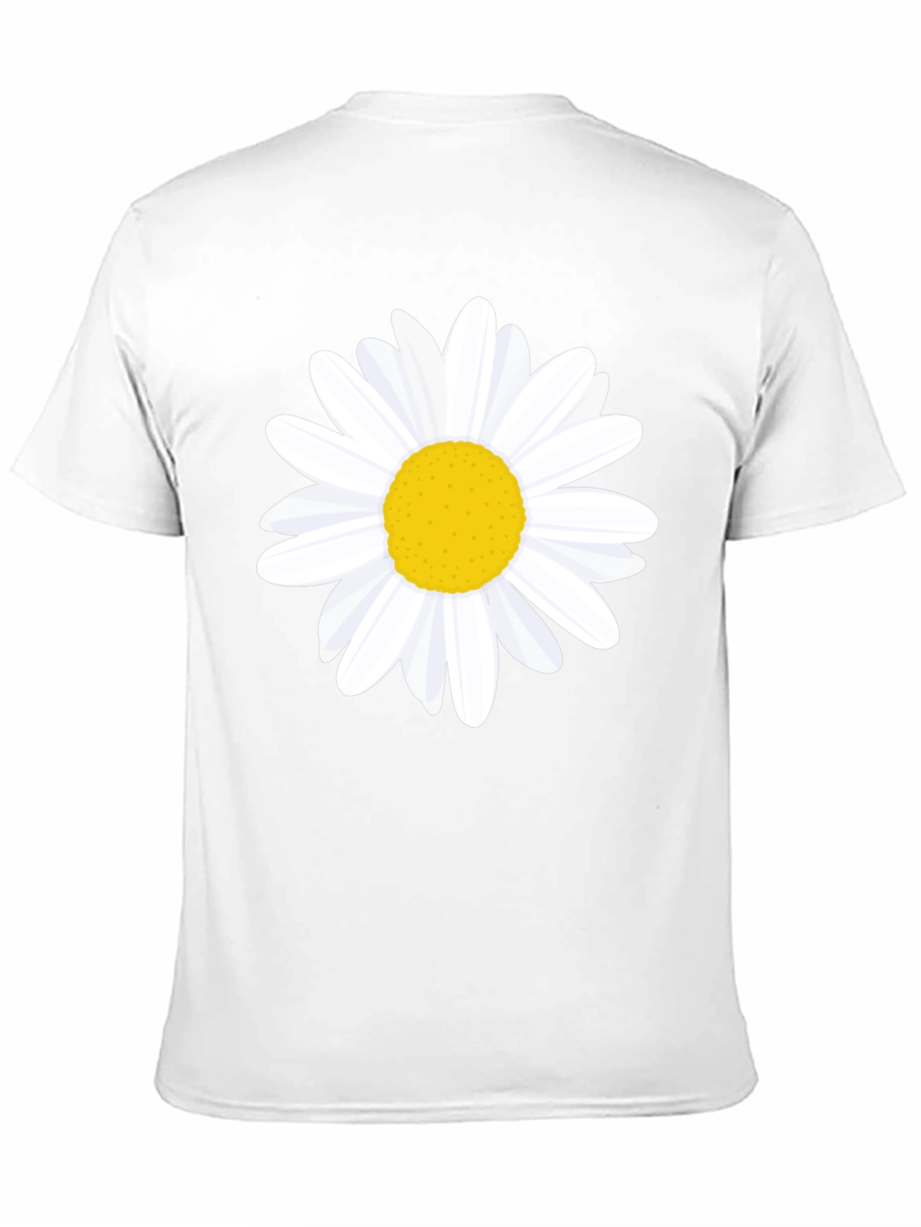 Black Daisy Graphic Tee - Black Cotton T-Shirt view 11