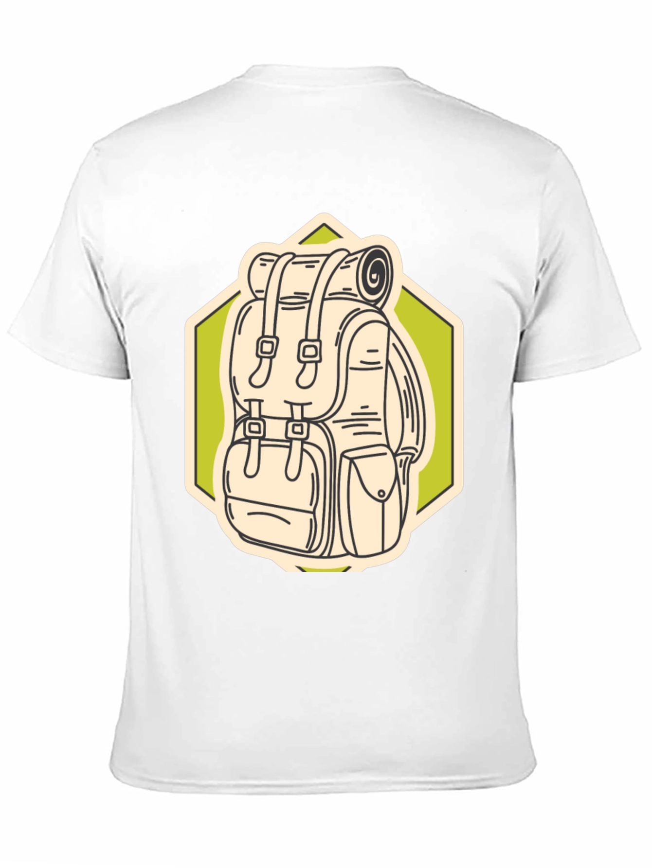 Black Hiking Backpack Graphic T-Shirt - Adventure Ready view 11