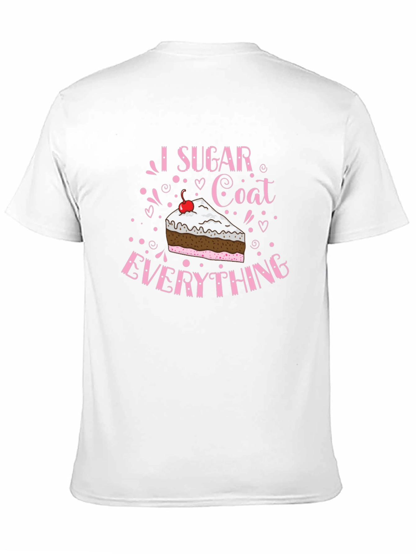 Black I Sugar Coat Everything Black T-Shirt view 11