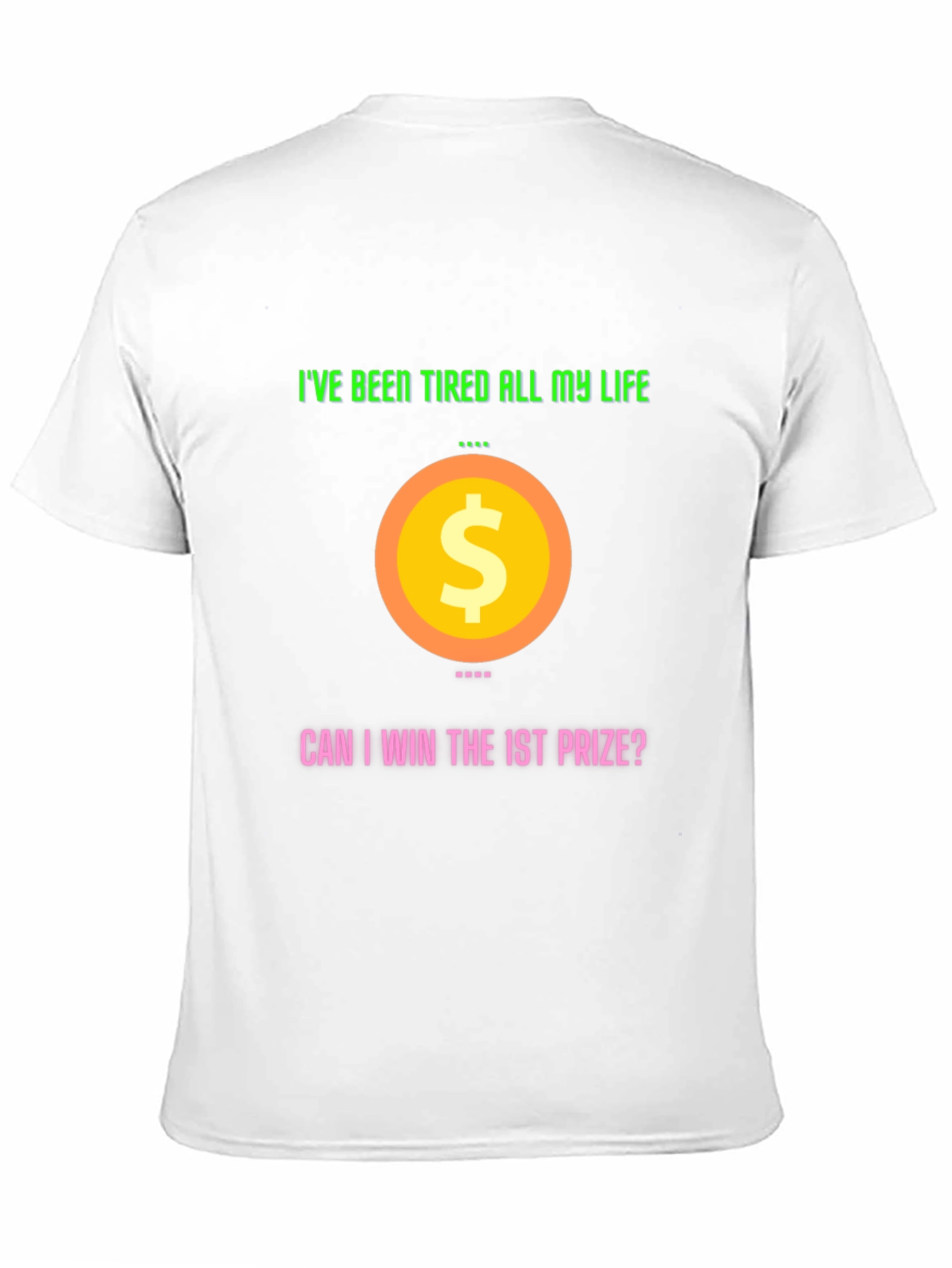 Black Humorous "I've Been Tired All My Life" Graphic T-Shirt view 11