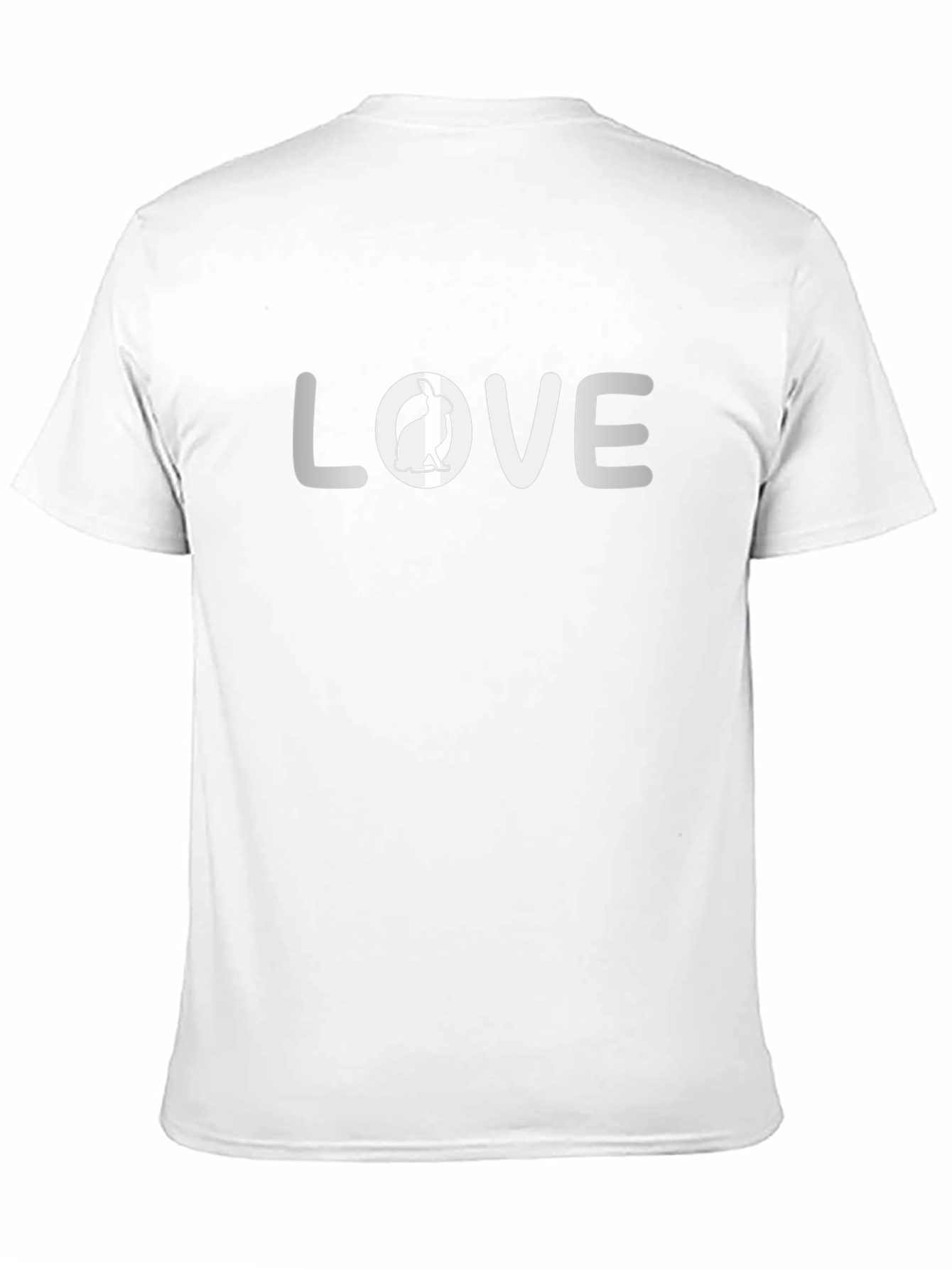Black LOVE Rabbit T-Shirt view 11