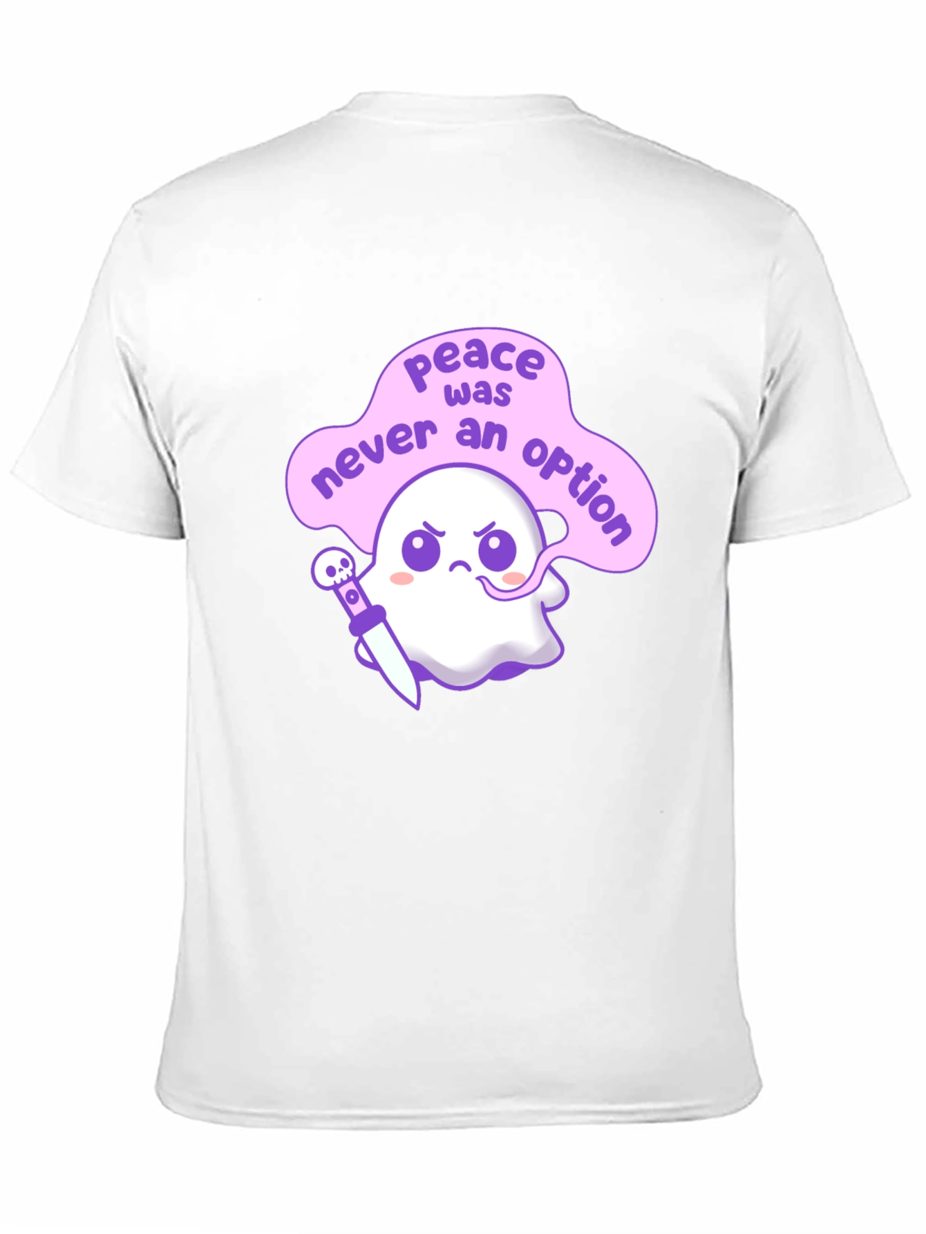 Black Peace Was Never an Option Ghost T-Shirt view 11