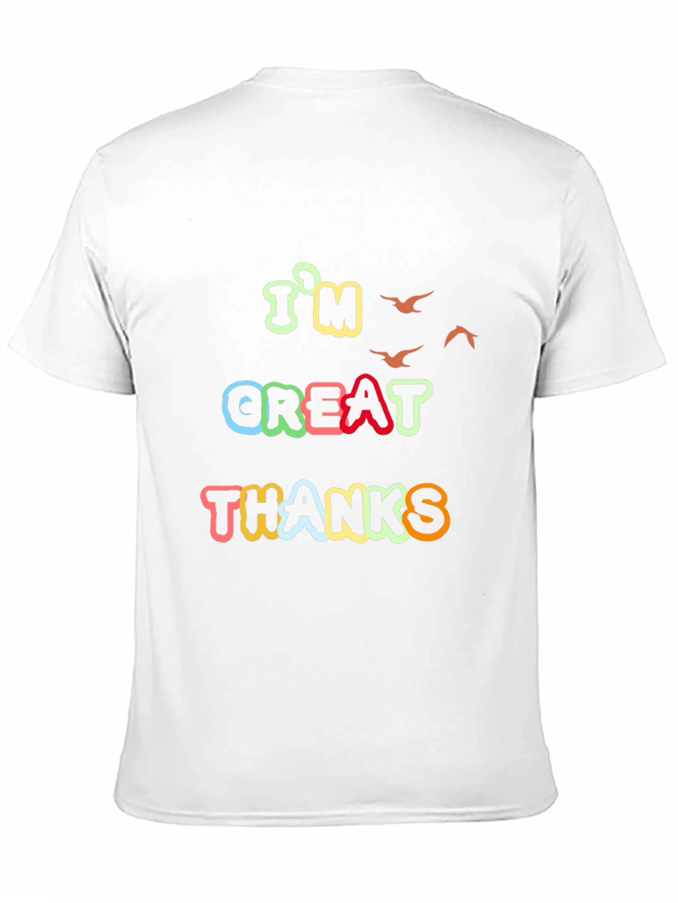 Black I'm Great Thanks Graphic Tee view 11