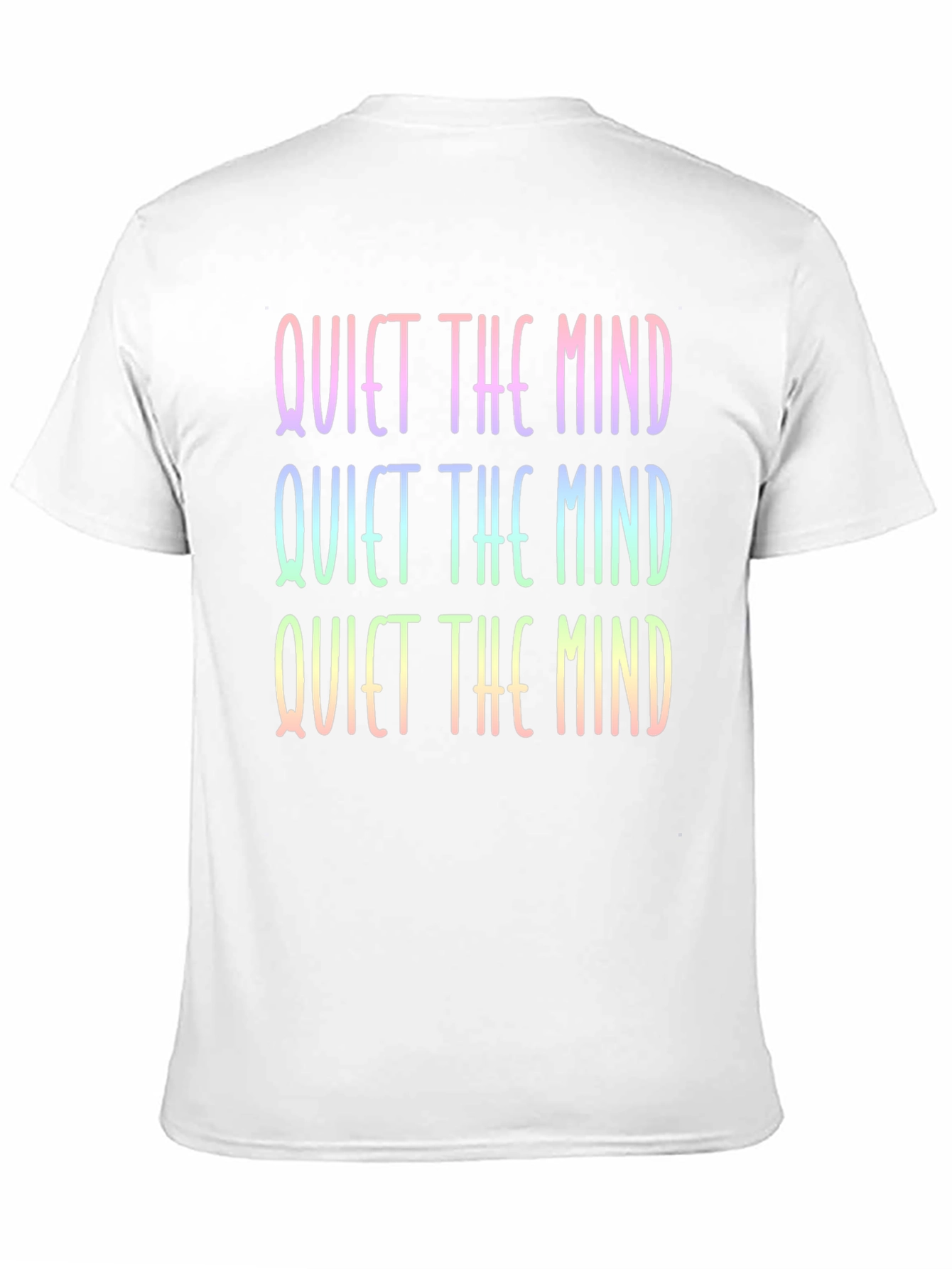 Black Quiet The Mind Graphic T-Shirt - Relaxed Fit Cotton Tee view 11