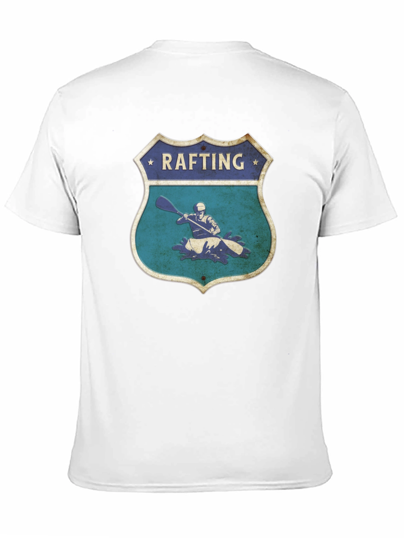 Black Rafting Adventure T-Shirt - Outdoor Thrills view 11