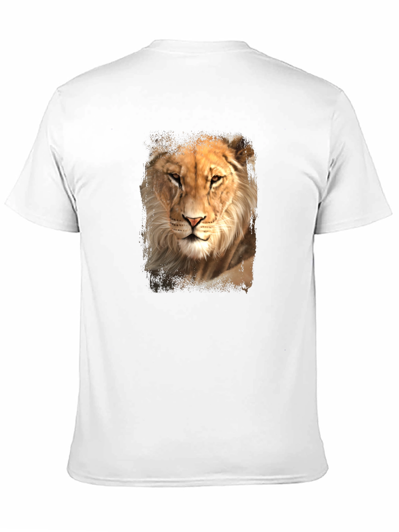 Black Lion Graphic Tee - Black Casual T-Shirt view 11
