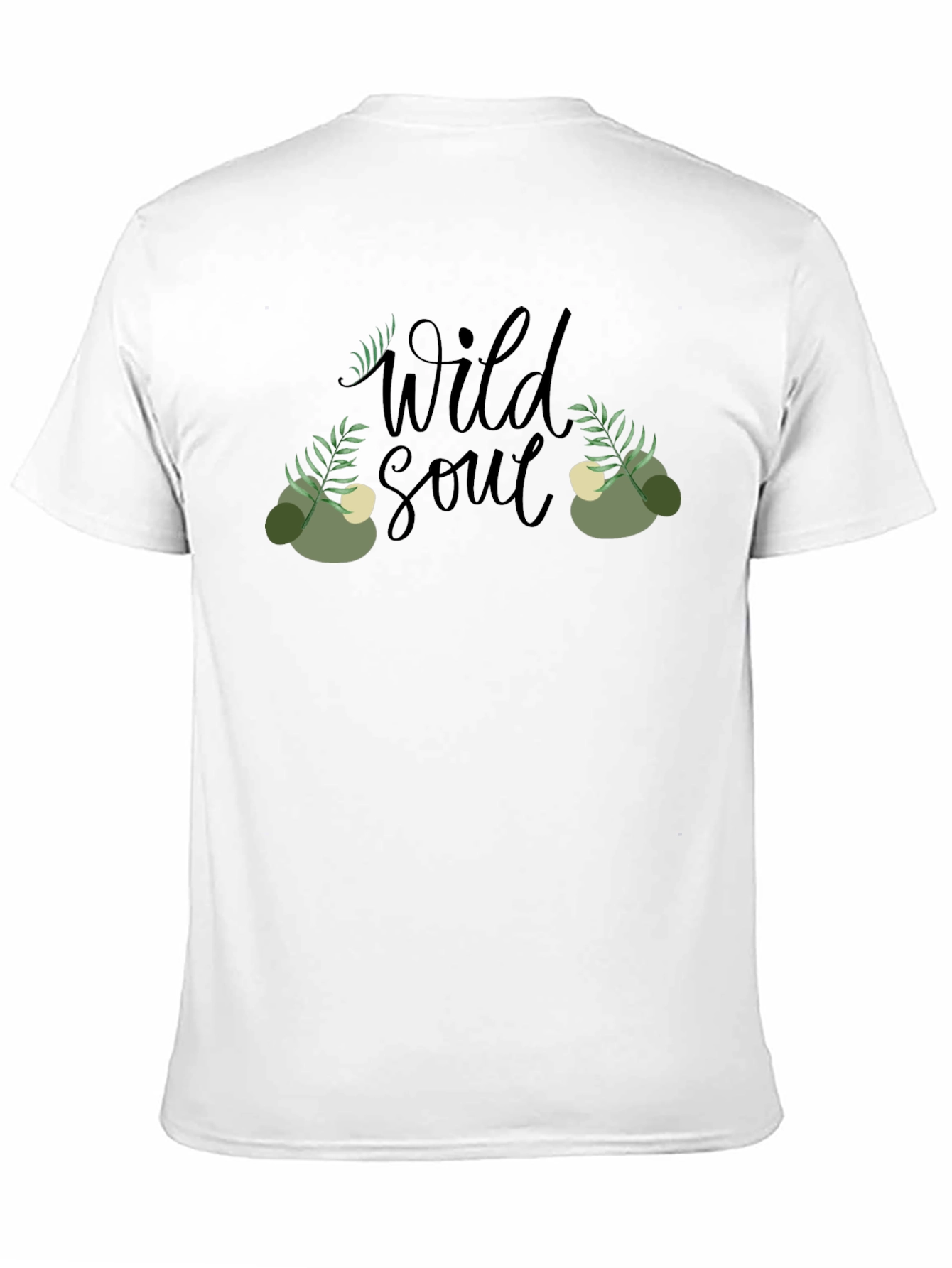 Black Wild Soul Graphic T-Shirt - Nature Inspired Design view 11