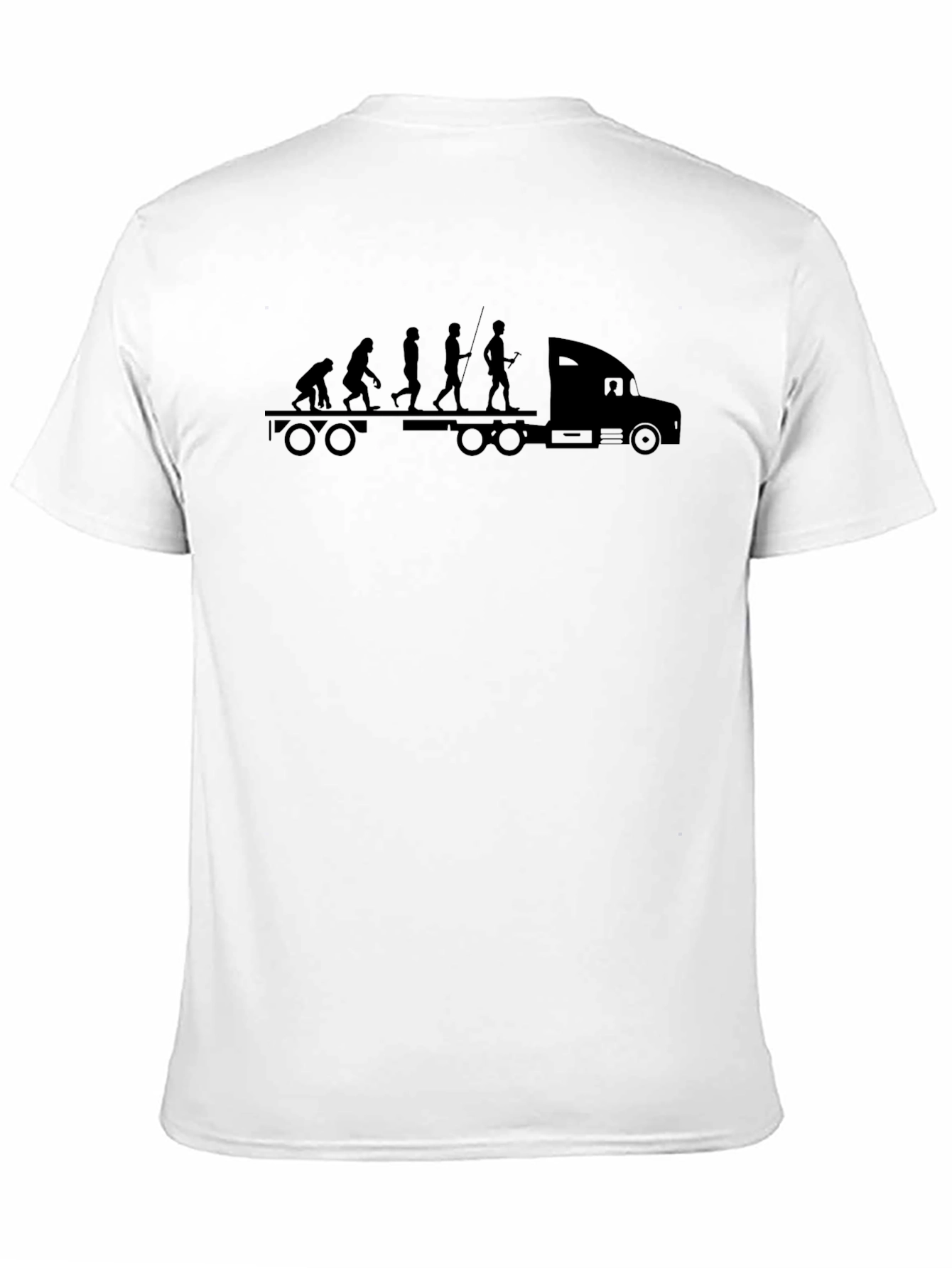 Black Truck Evolution T-Shirt - Black Crew Neck view 11