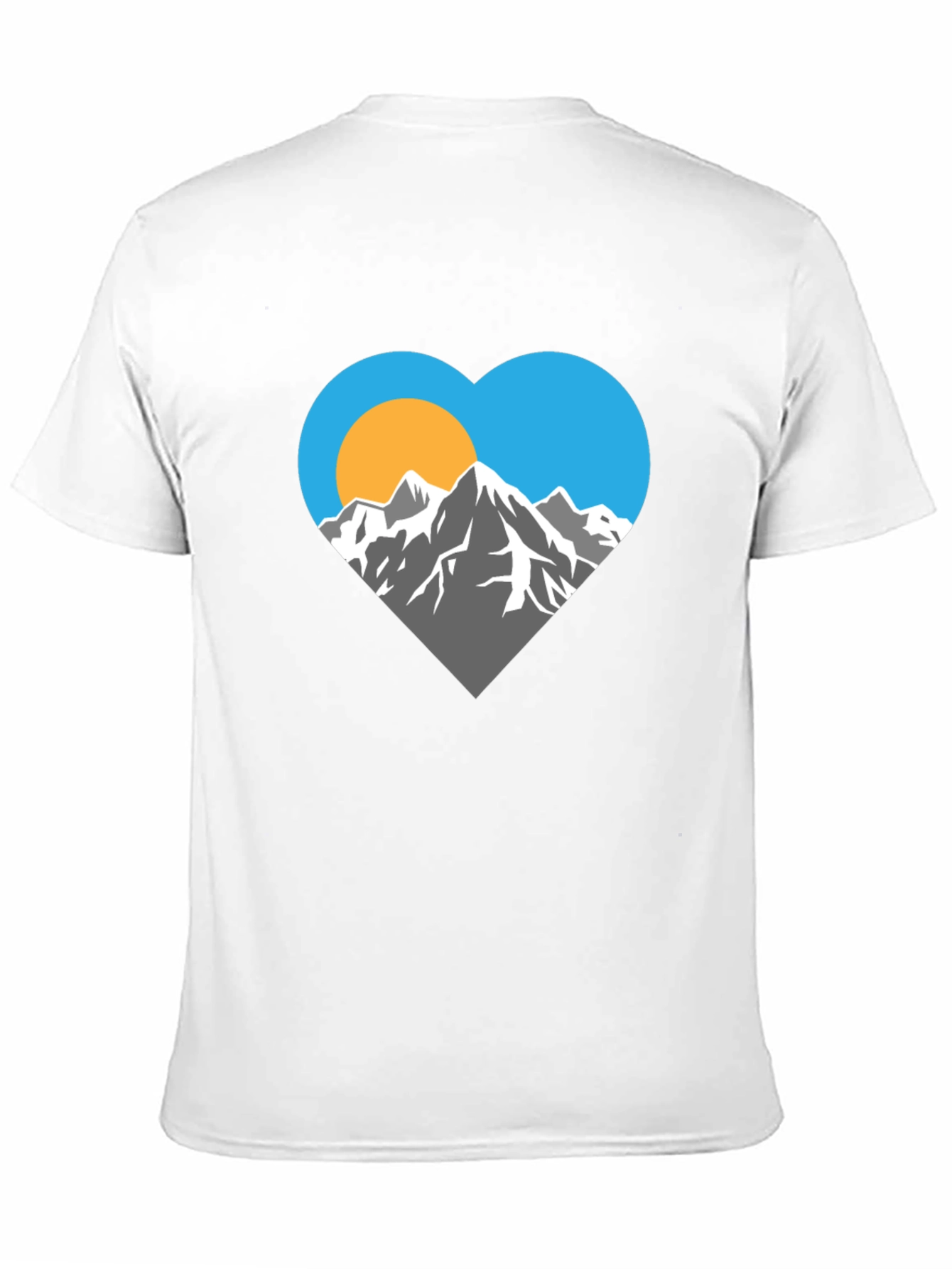 Black Mountain Heart Graphic T-Shirt view 11