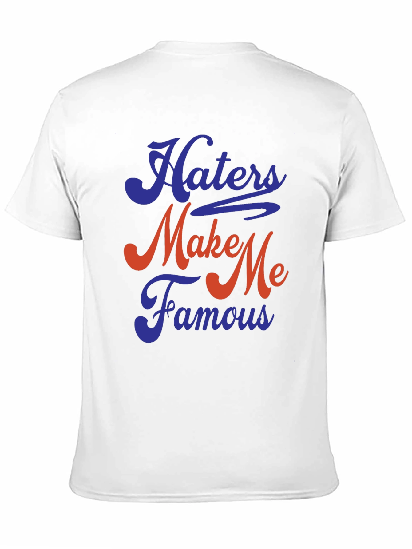 Black Haters Make Me Famous Graphic Tee - Soft Cotton Blend view 11