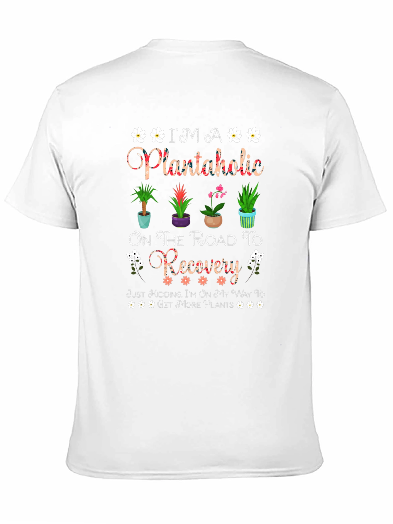 Black Plantaholic T-Shirt - Funny Plant Lover Tee view 11