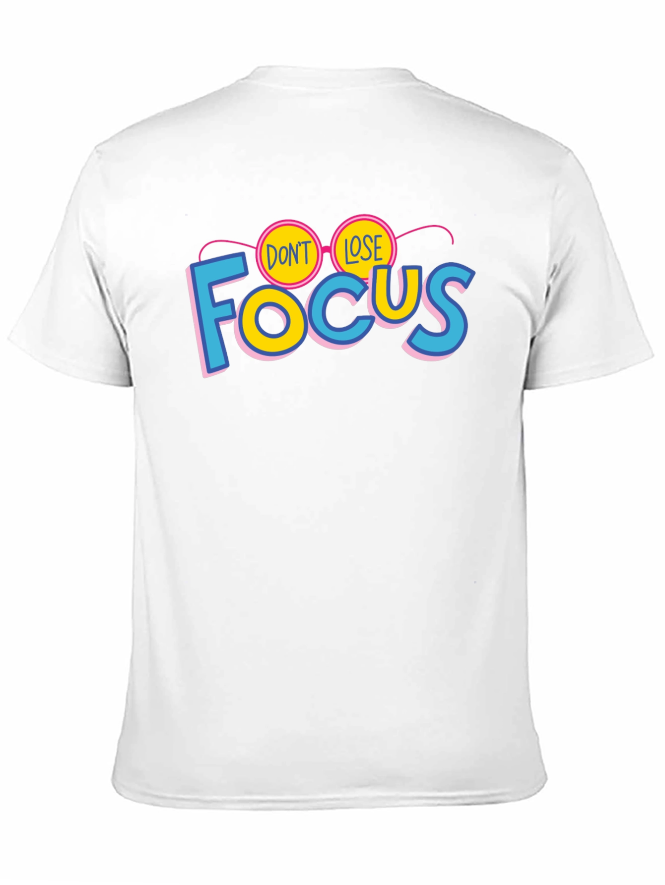 Black Don't Lose Focus Graphic T-Shirt - Stylish Cotton Tee view 11