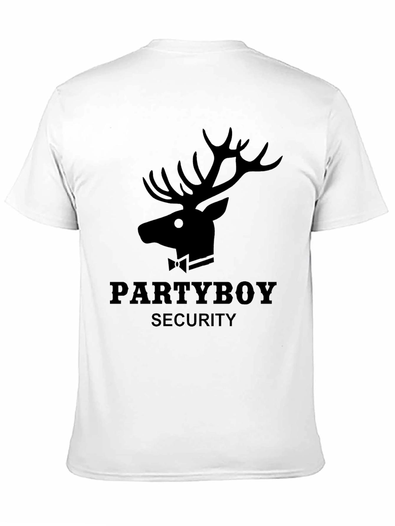 Black Partyboy Security T-Shirt view 11