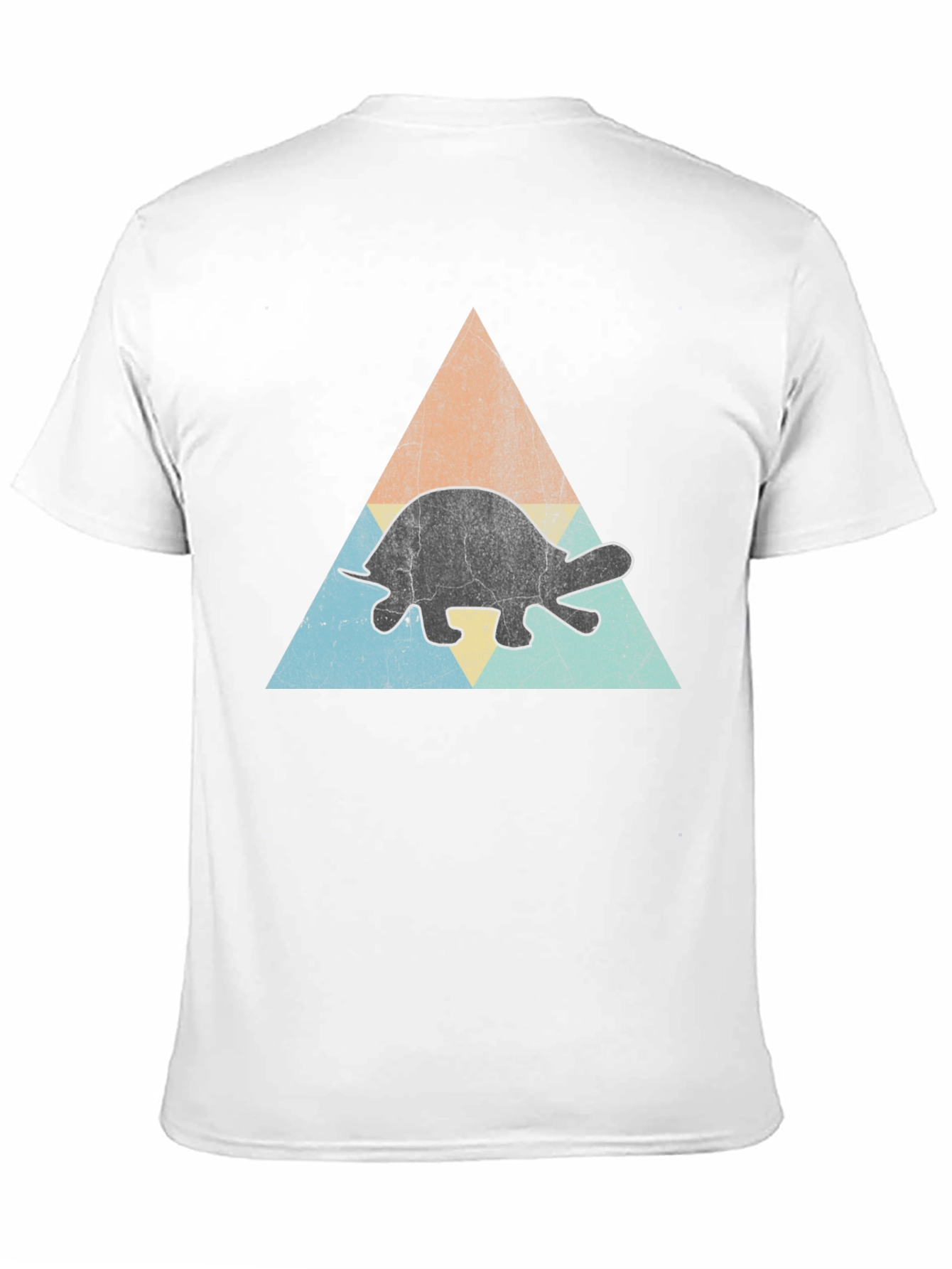 Black Retro Turtle Graphic T-Shirt - Cool Vintage Style view 11