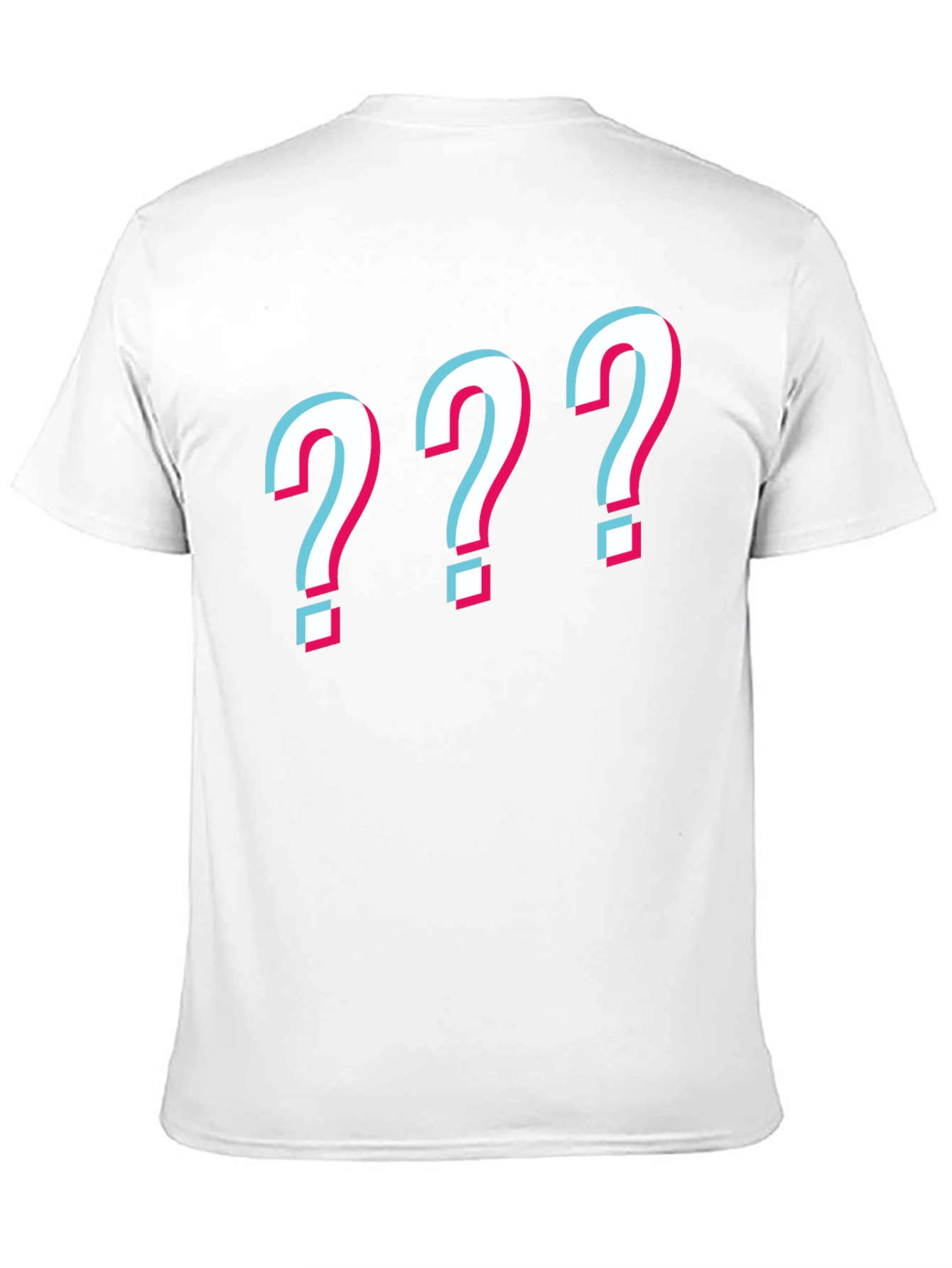 Black Question Mark Graphic Tee - Mens Black T-Shirt view 11