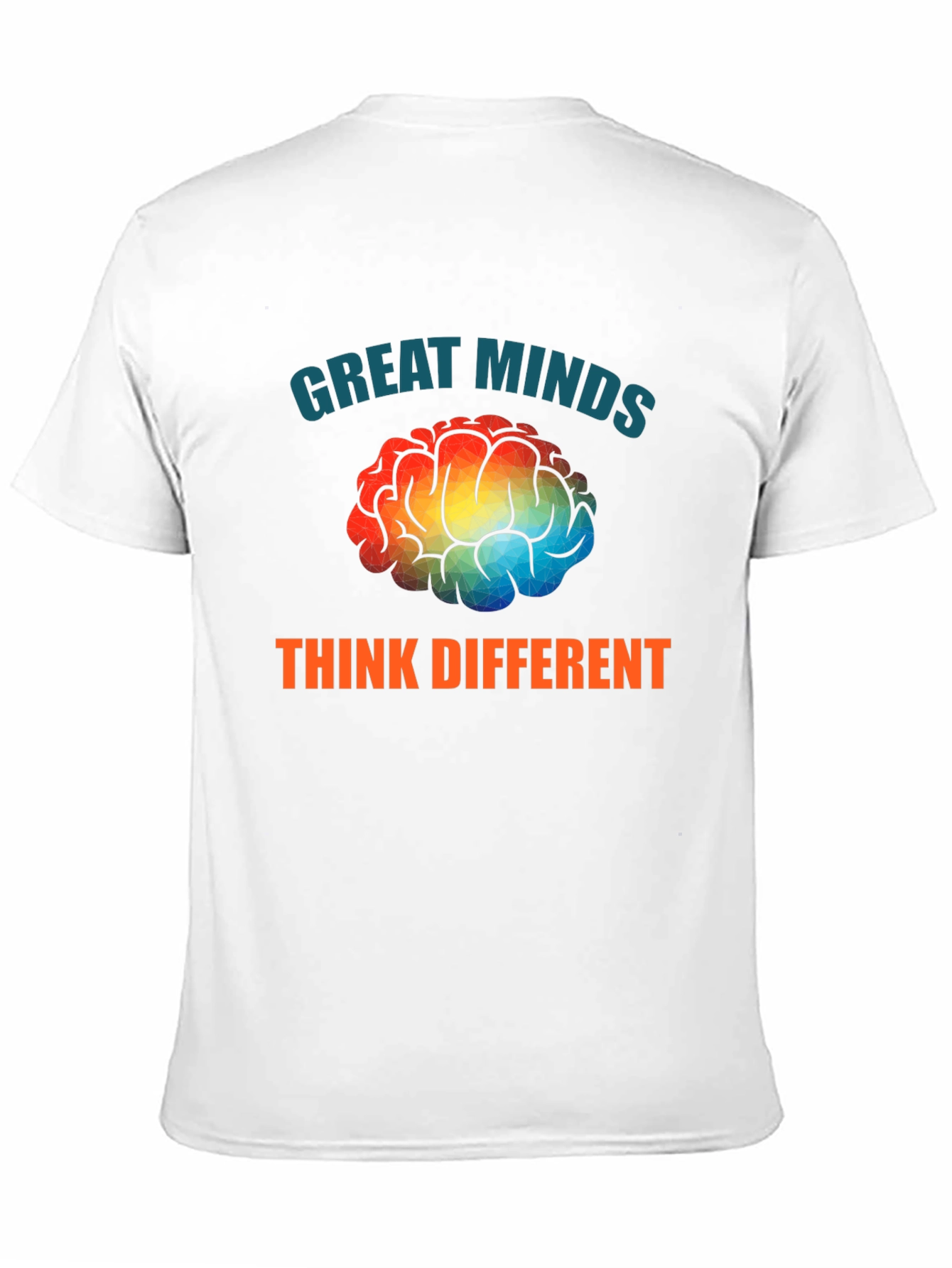 Black Great Minds Think Different Graphic T-Shirt view 11
